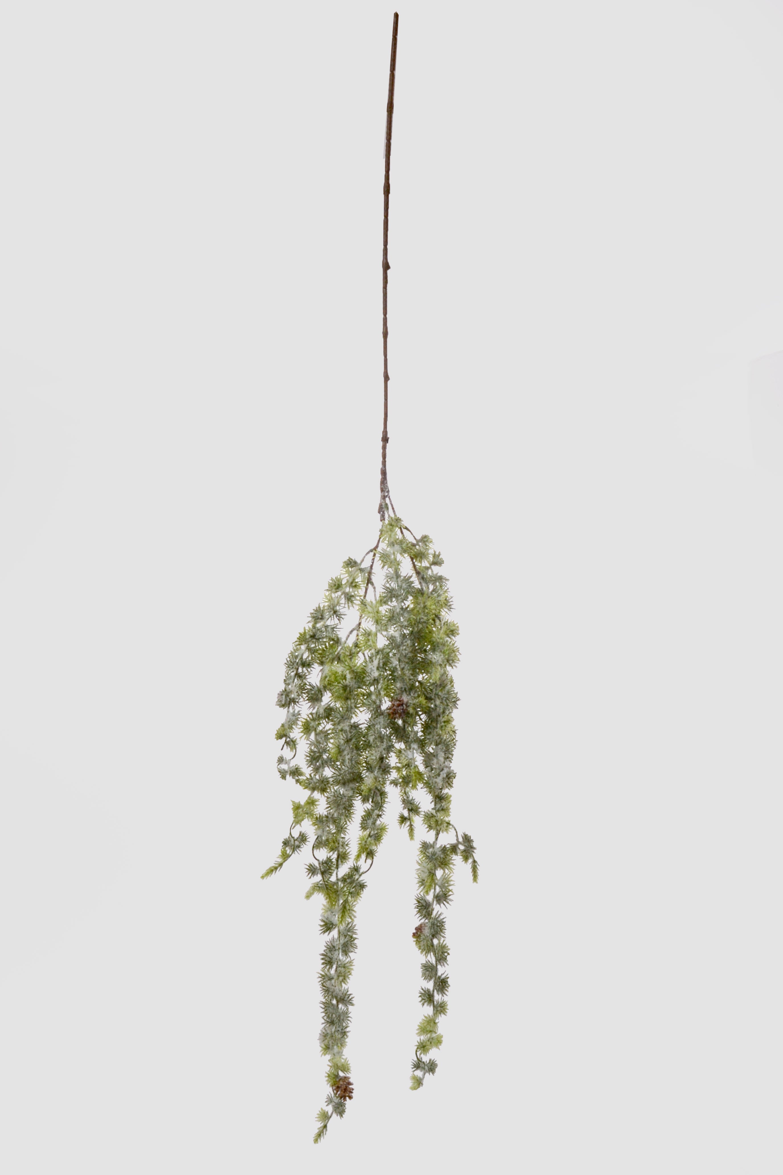 46" Hanging Snow Pine Spray White/Green