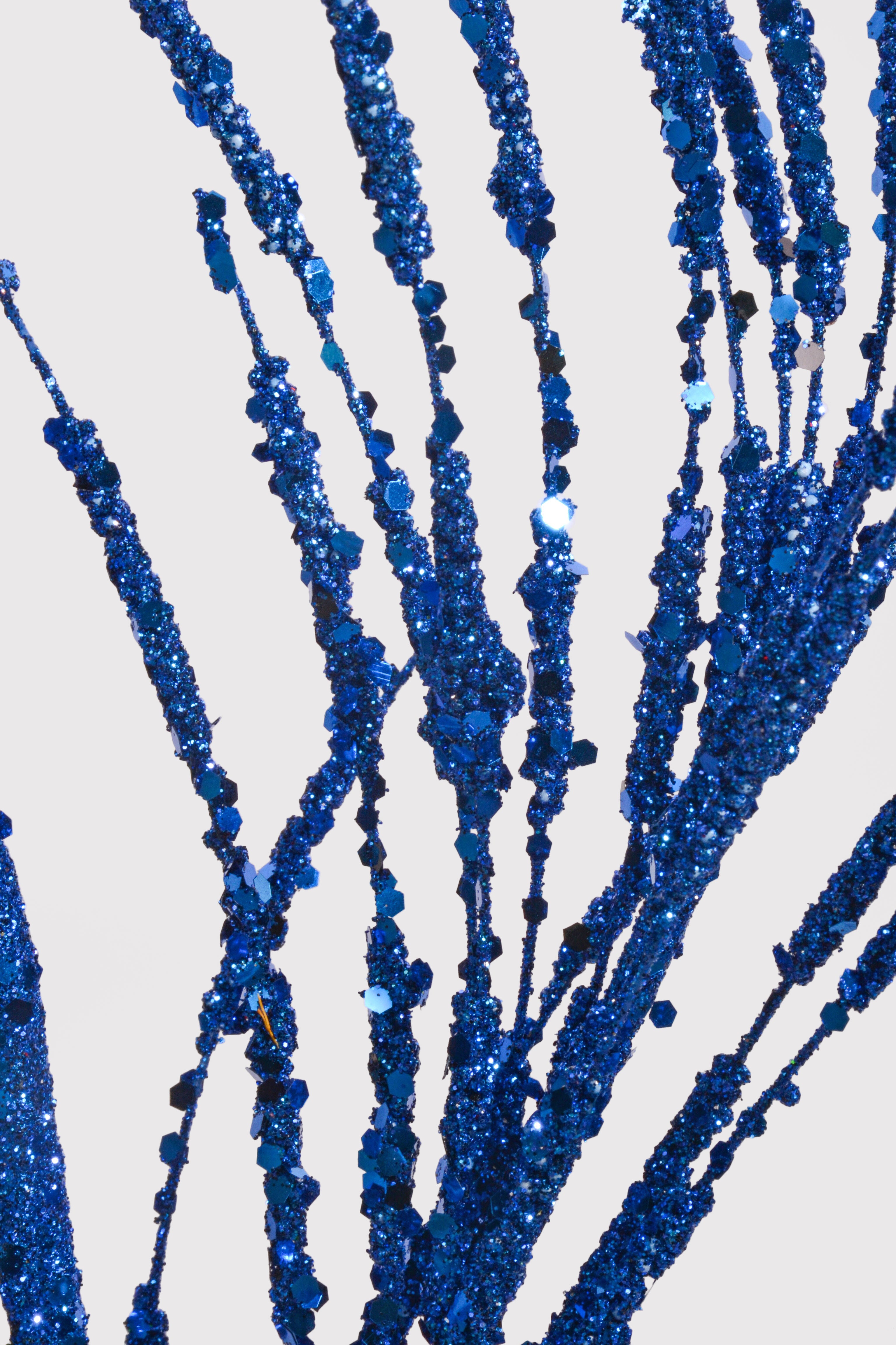 31" Glitter Spike Spray Royal Blue