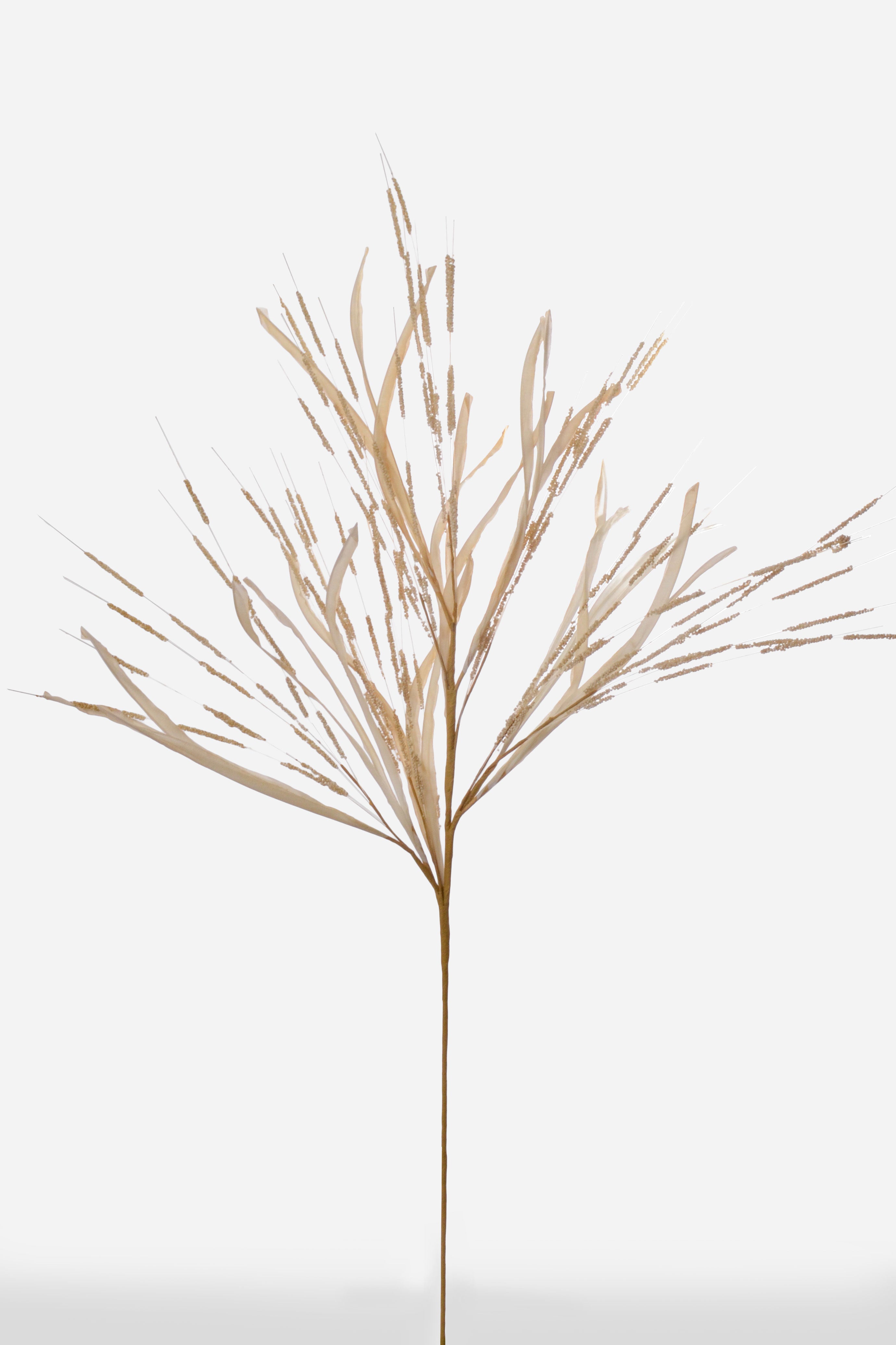 38" Artificial Wheat Grass Spray Beige