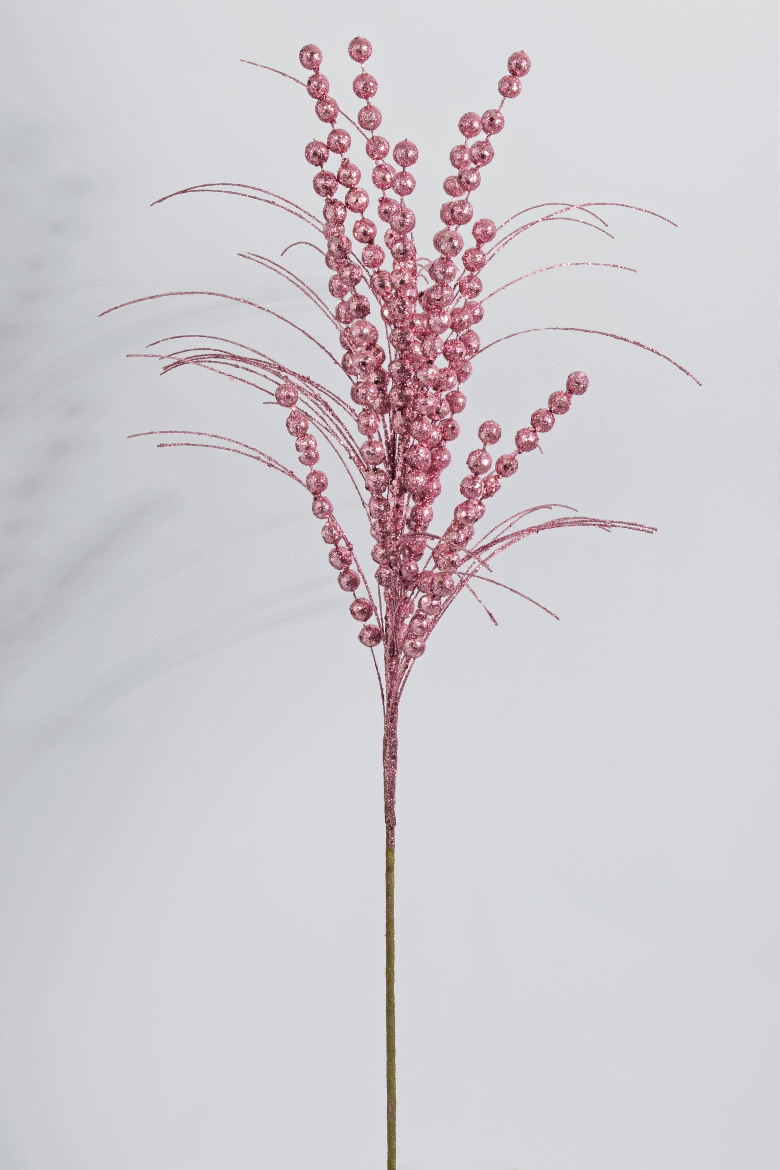 26" Berry Spray With Glitter Pink