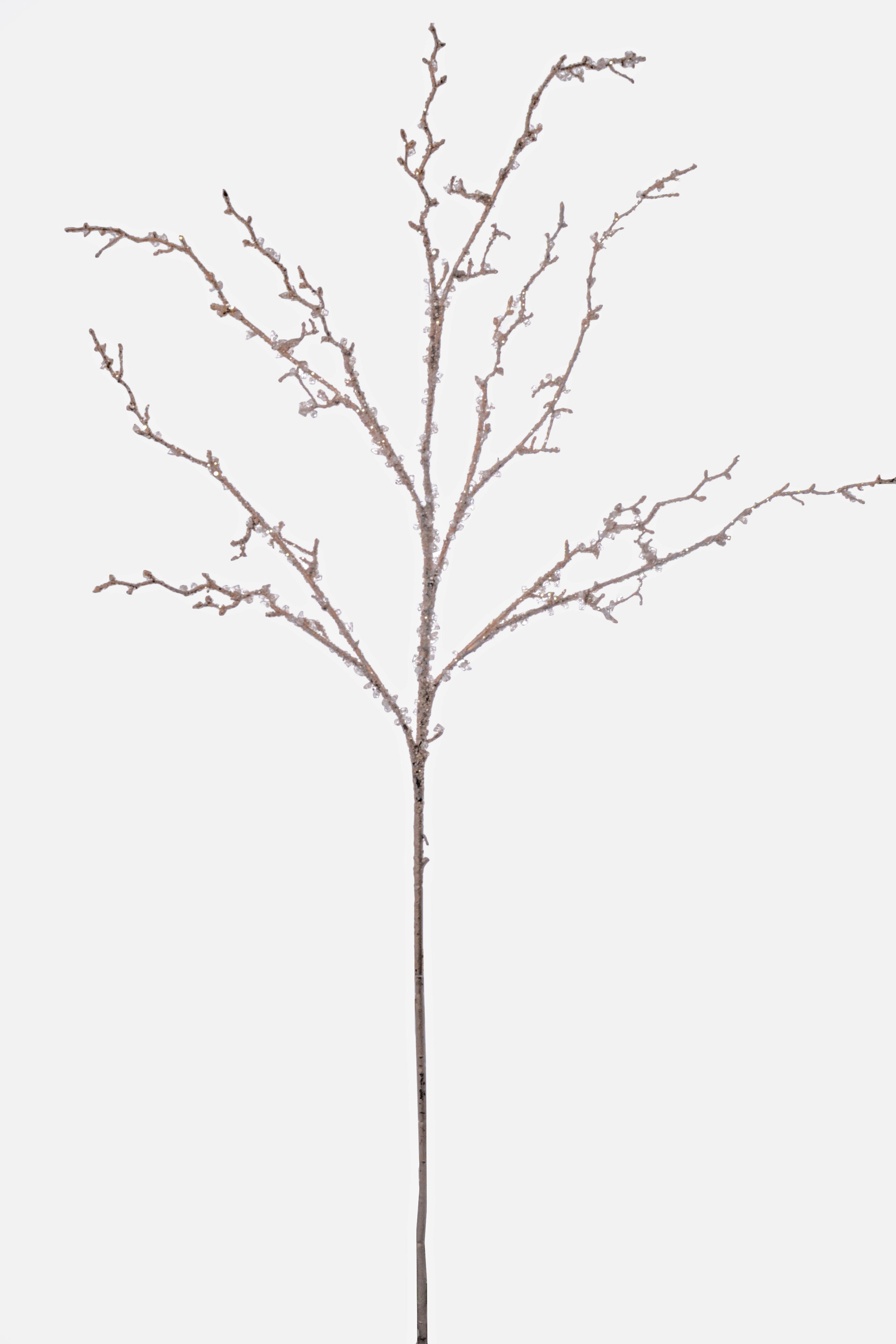 44" Ice Twig Spray Champagne