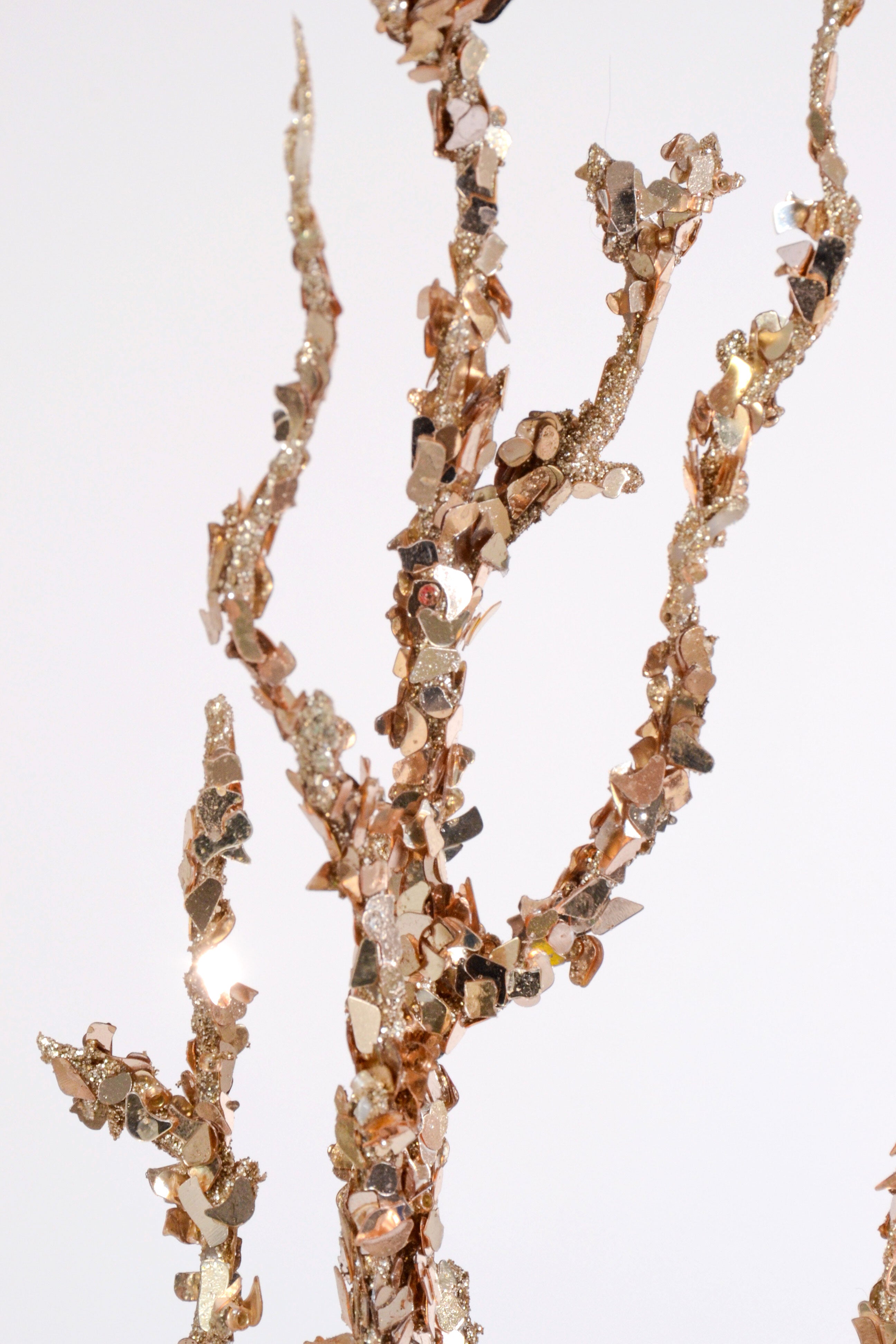 36" Branch With Sequin Champagne
