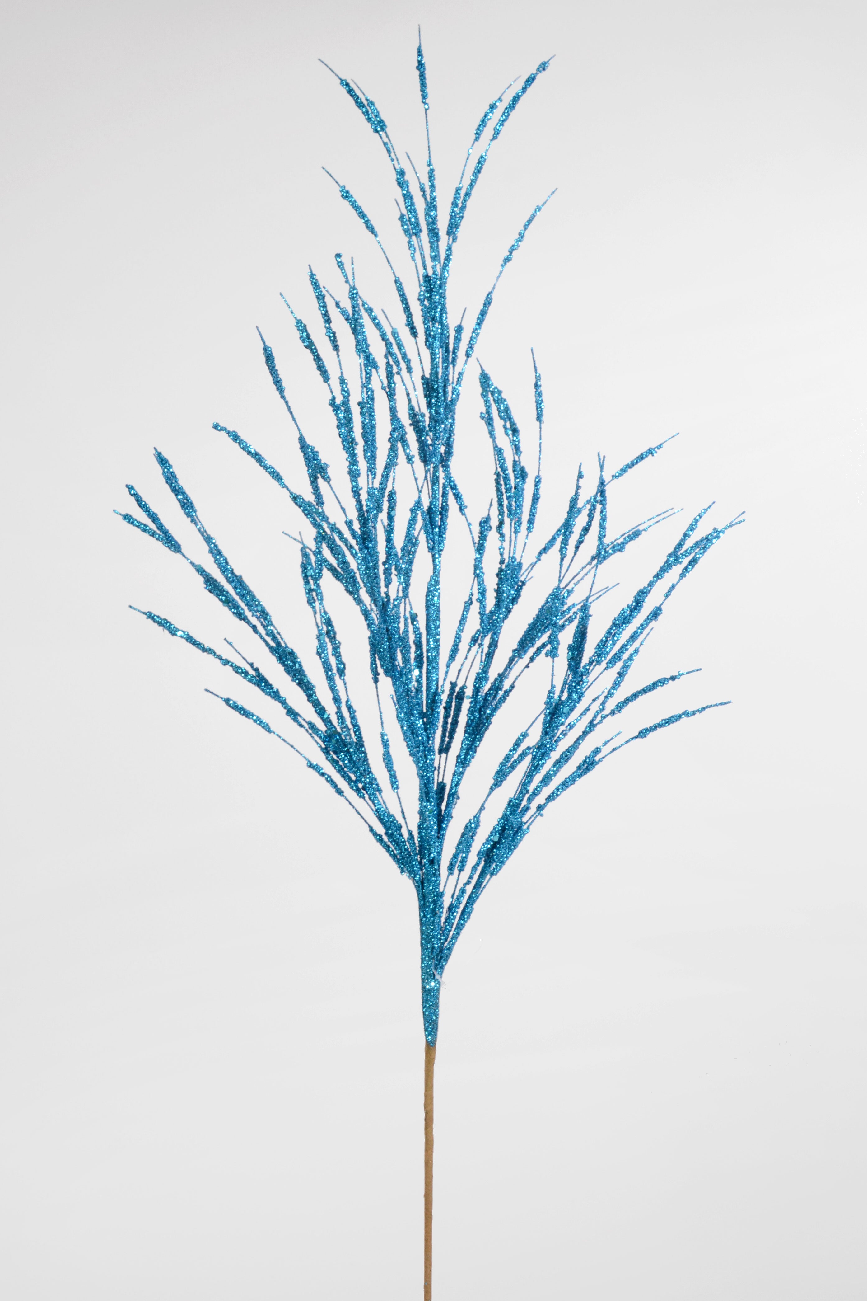 31" Glitter Spike Spray Aqua