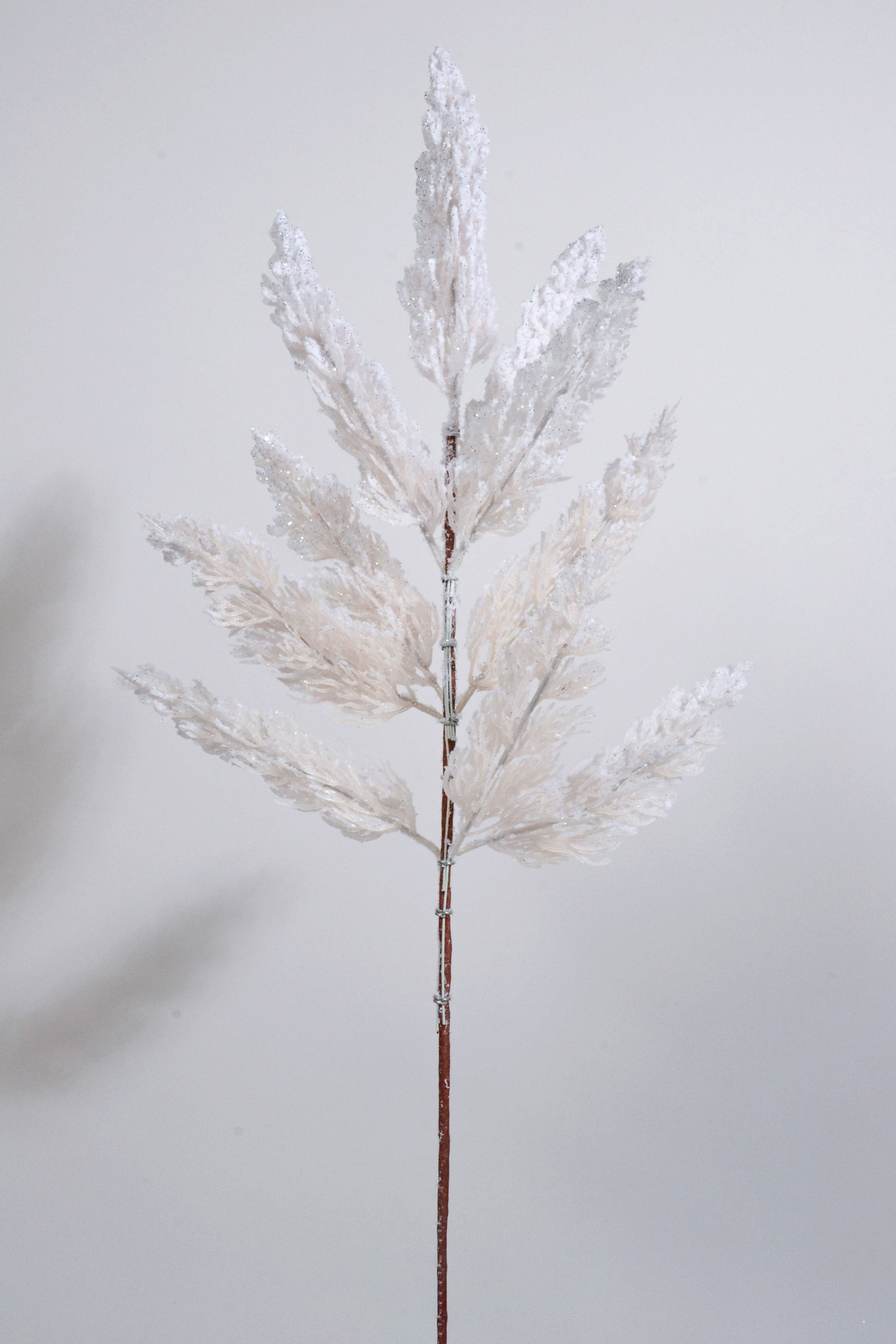 26" Frosted Pine Spray White