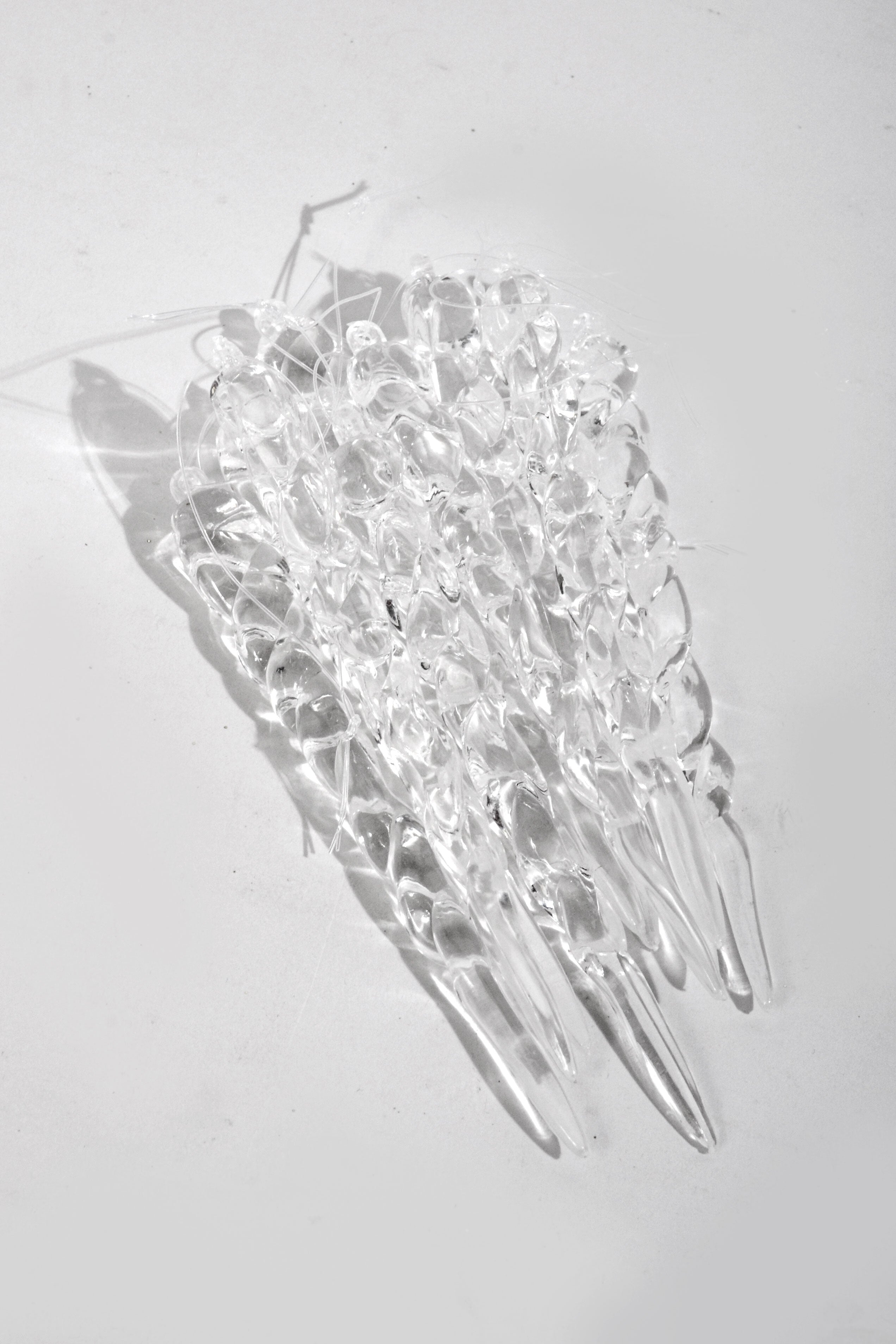 5" Icicles Clear Pkg10