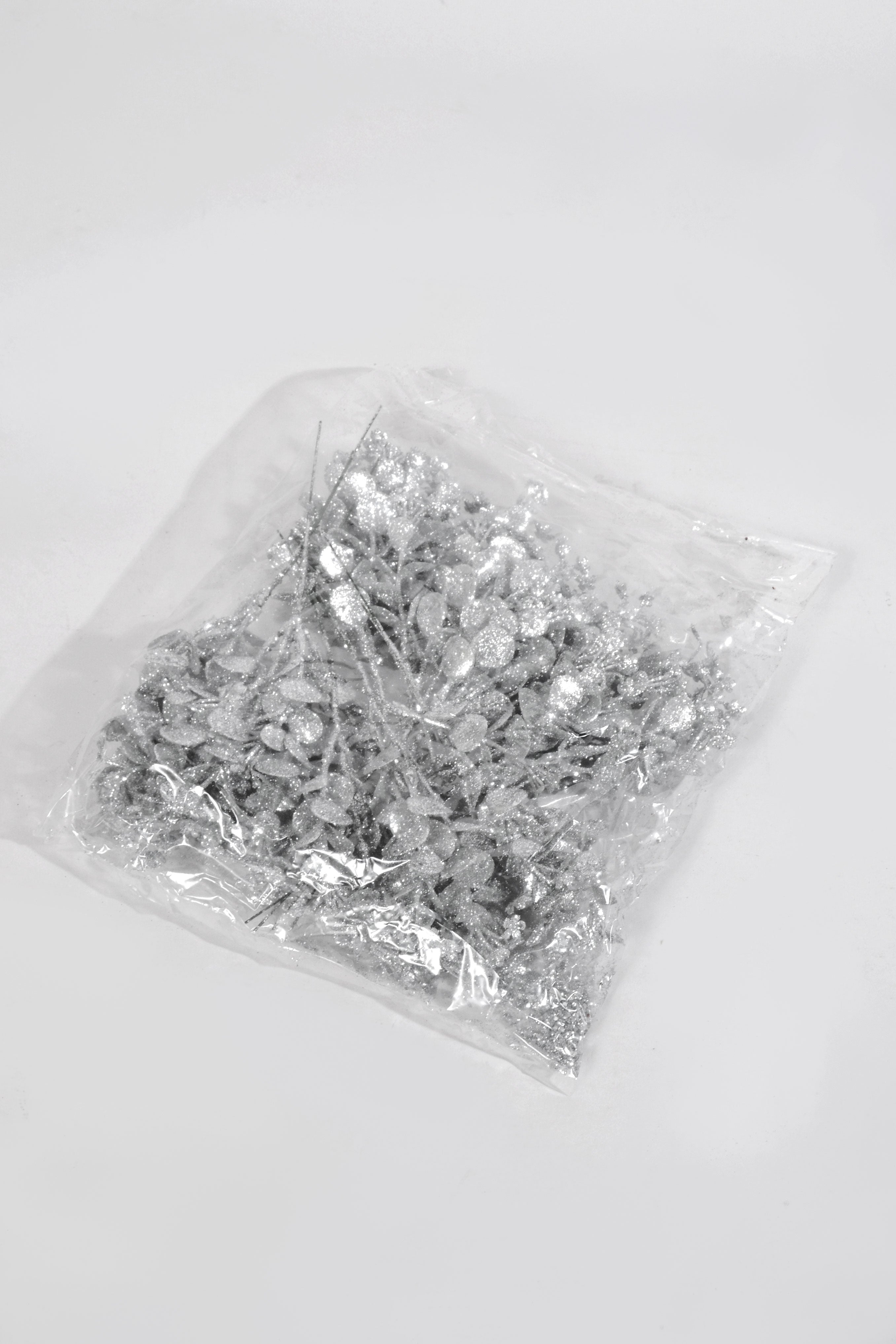 10" Eucalyptus Pick PKG12 Silver