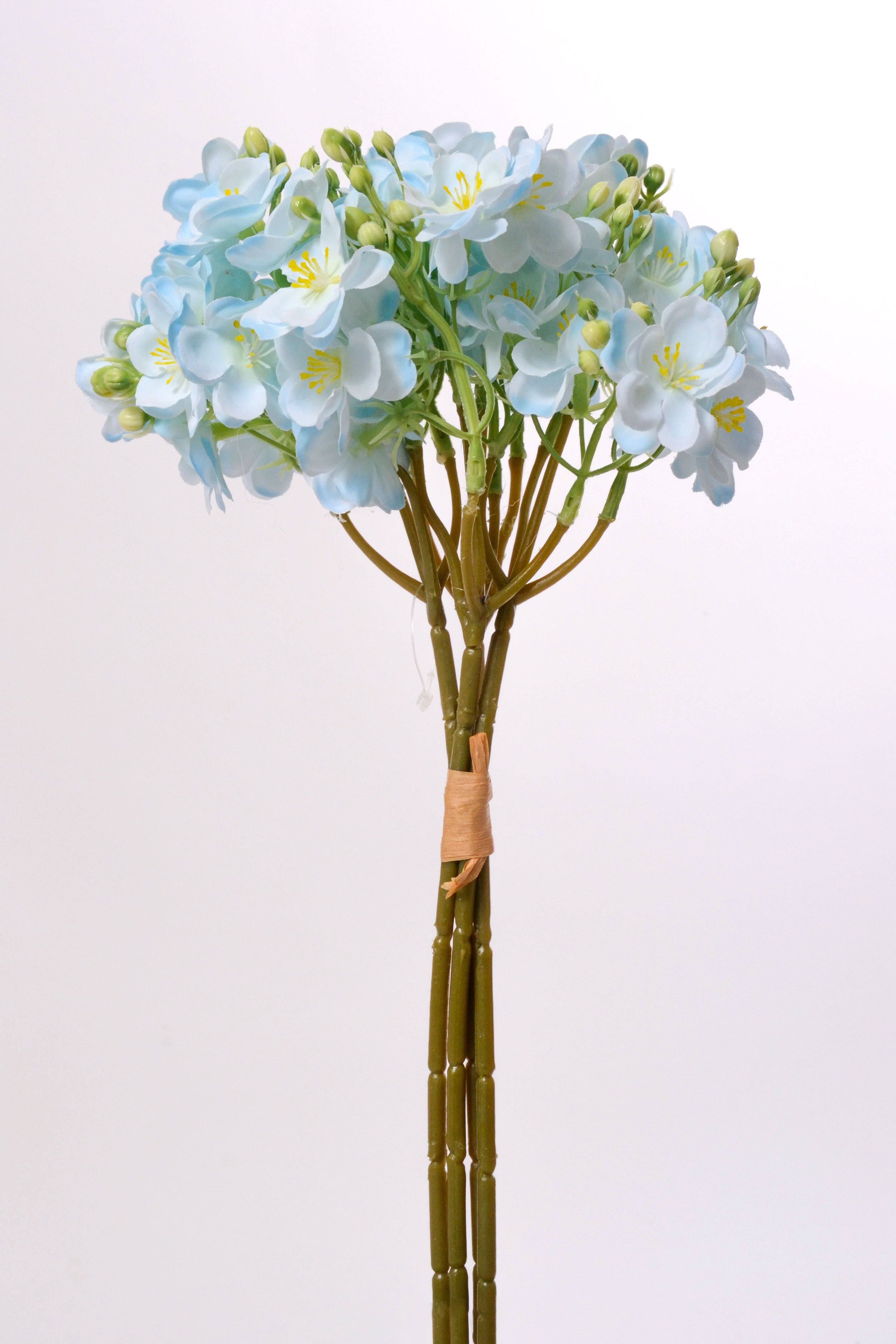 15" Silk Rose Amyrtle Bush Light Blue