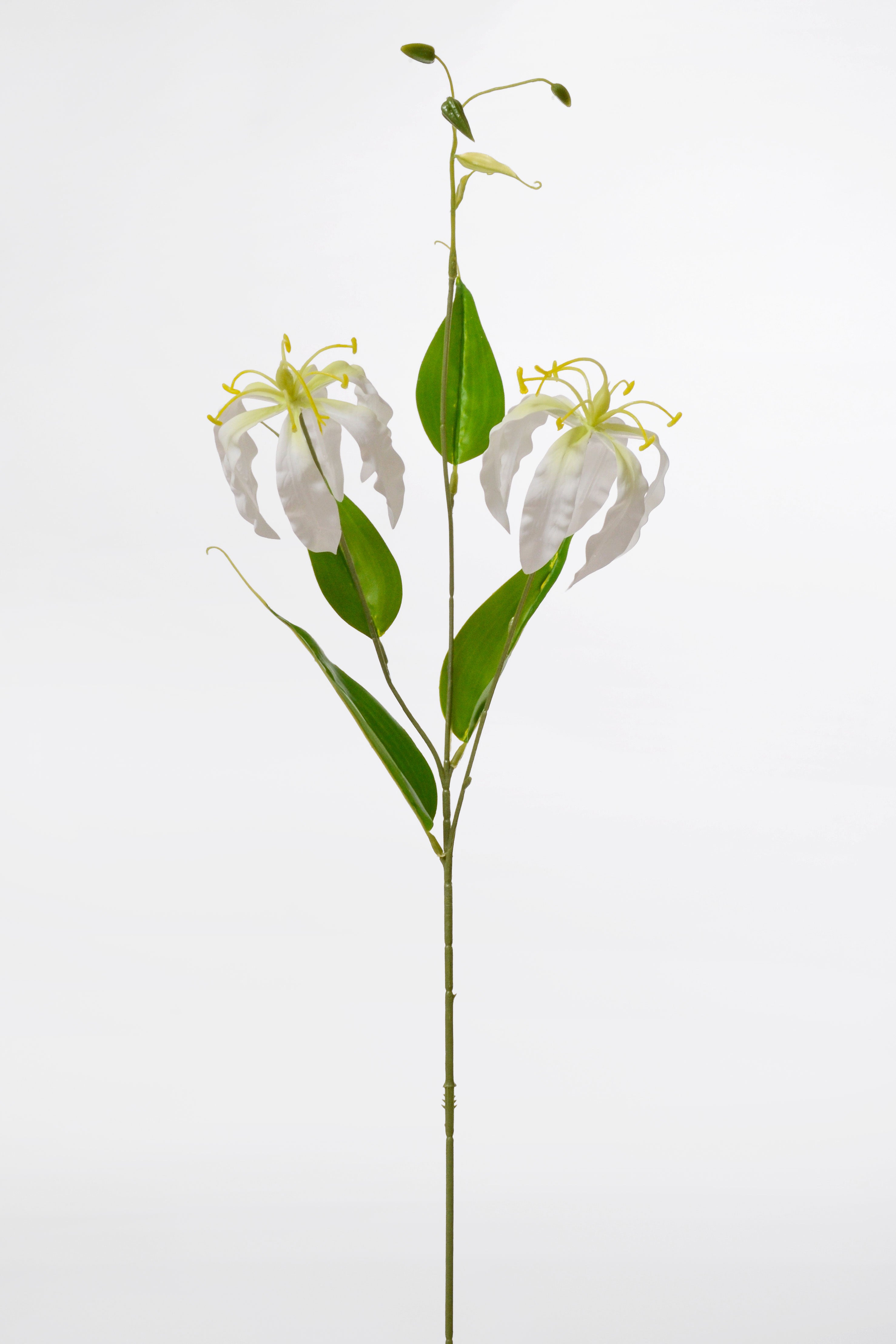 30" Artificial Gloriosa Spray white