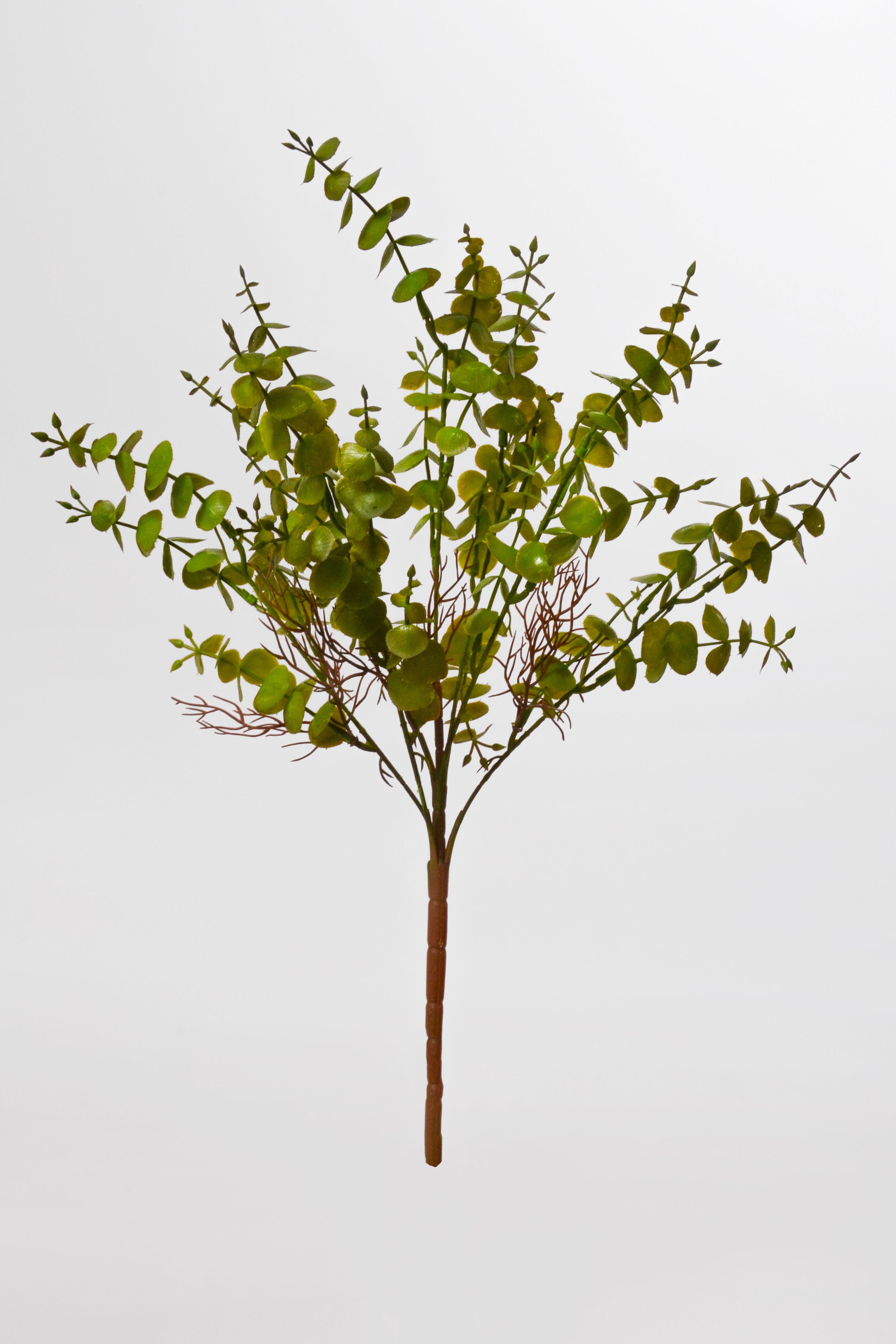 16" Artificial Eucalyptus Bush Dark Green