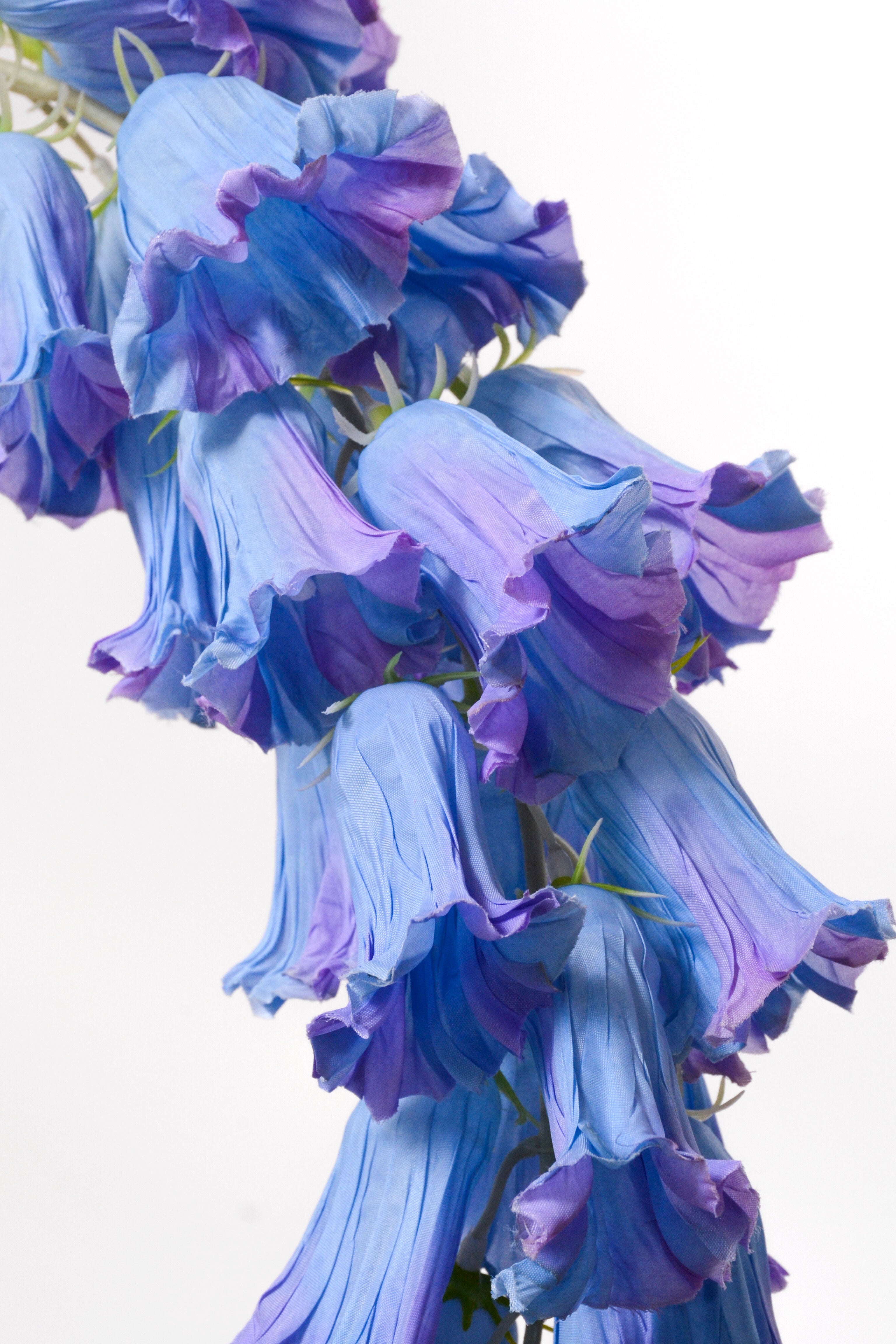 47" Artificial Hanging Bell Flower Spray Blue