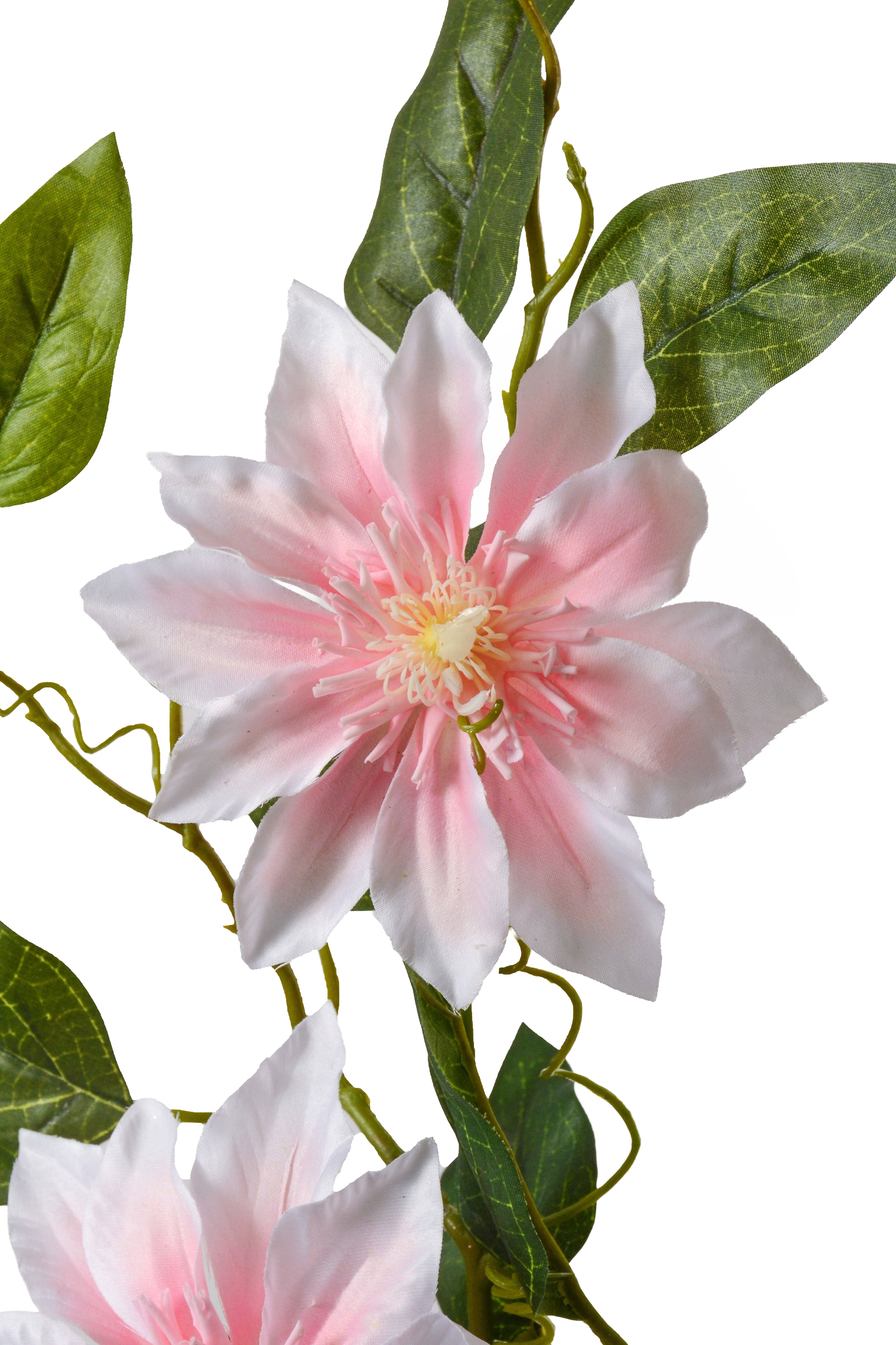 41" Silk Clematis Spray Pink