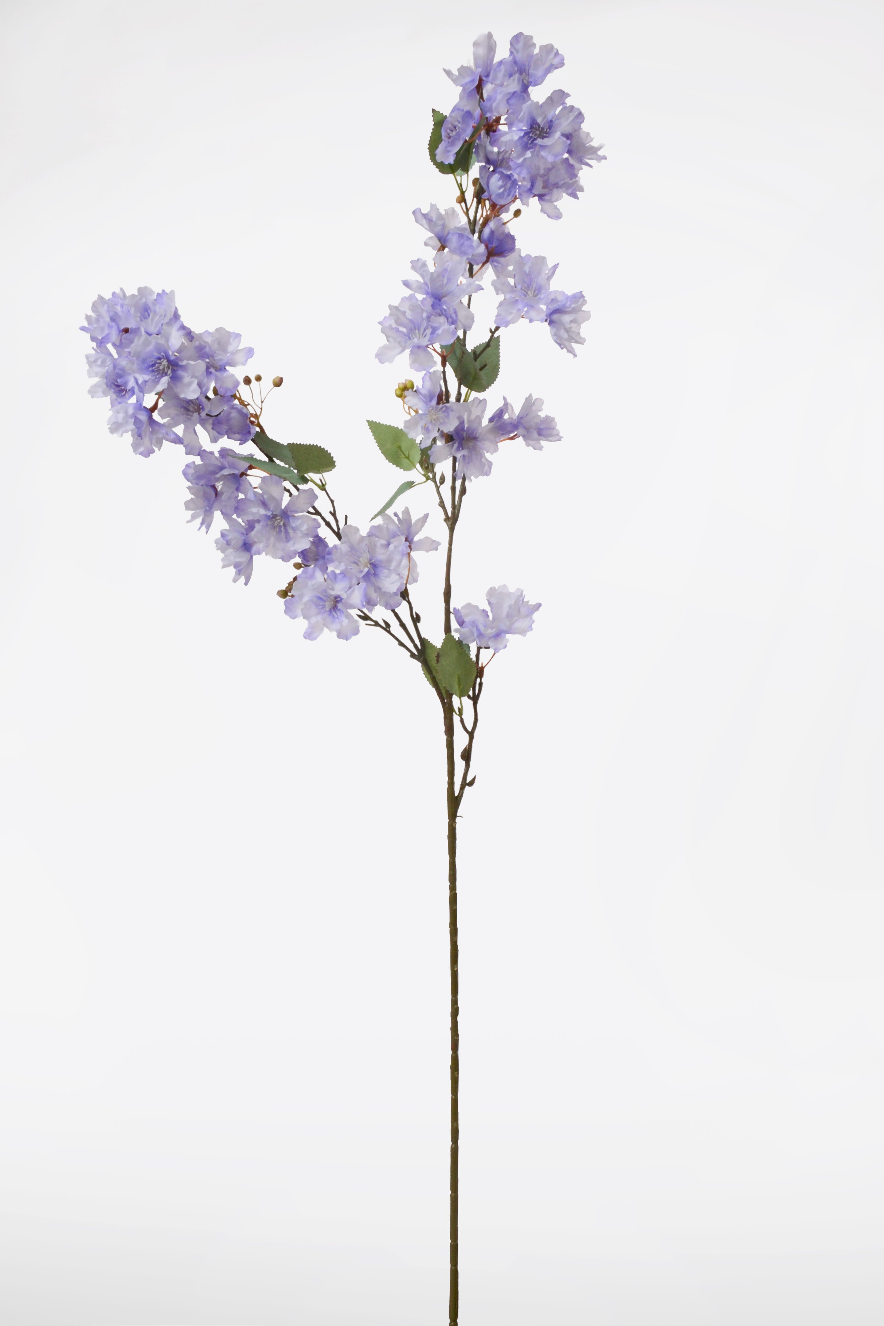 35" Silk Cherry Blossom Spray Lavender