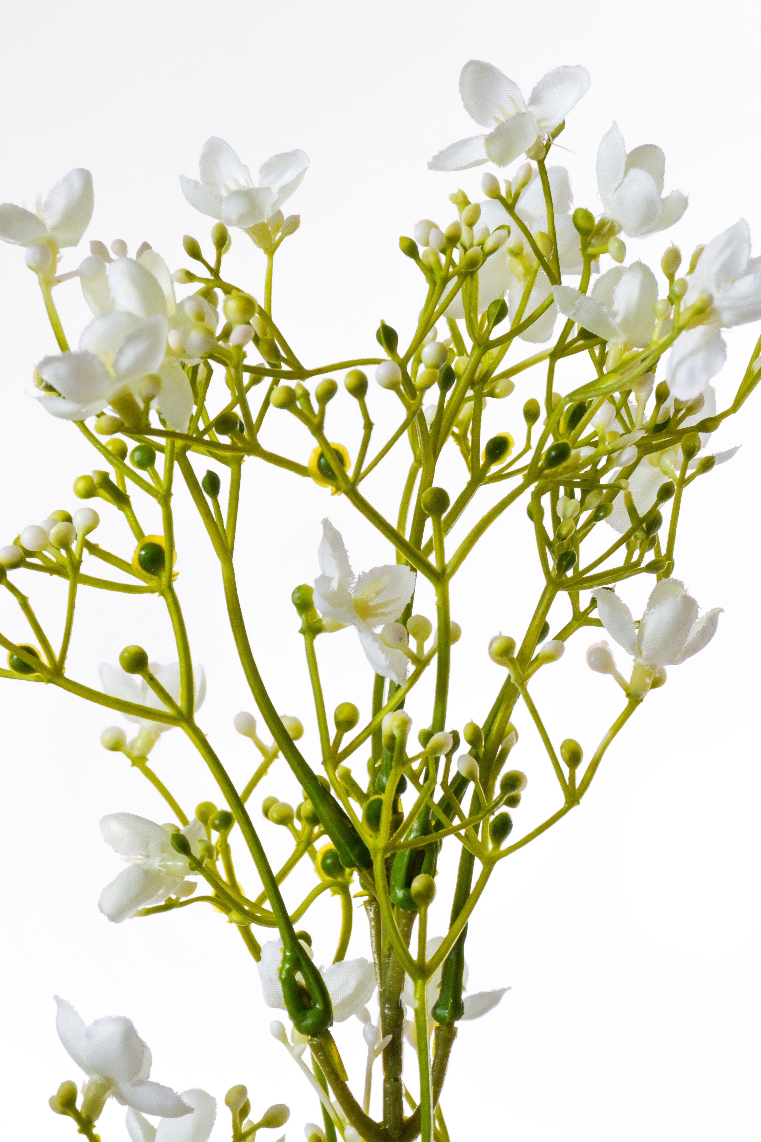 29.5" Silk Waxflower Spray White