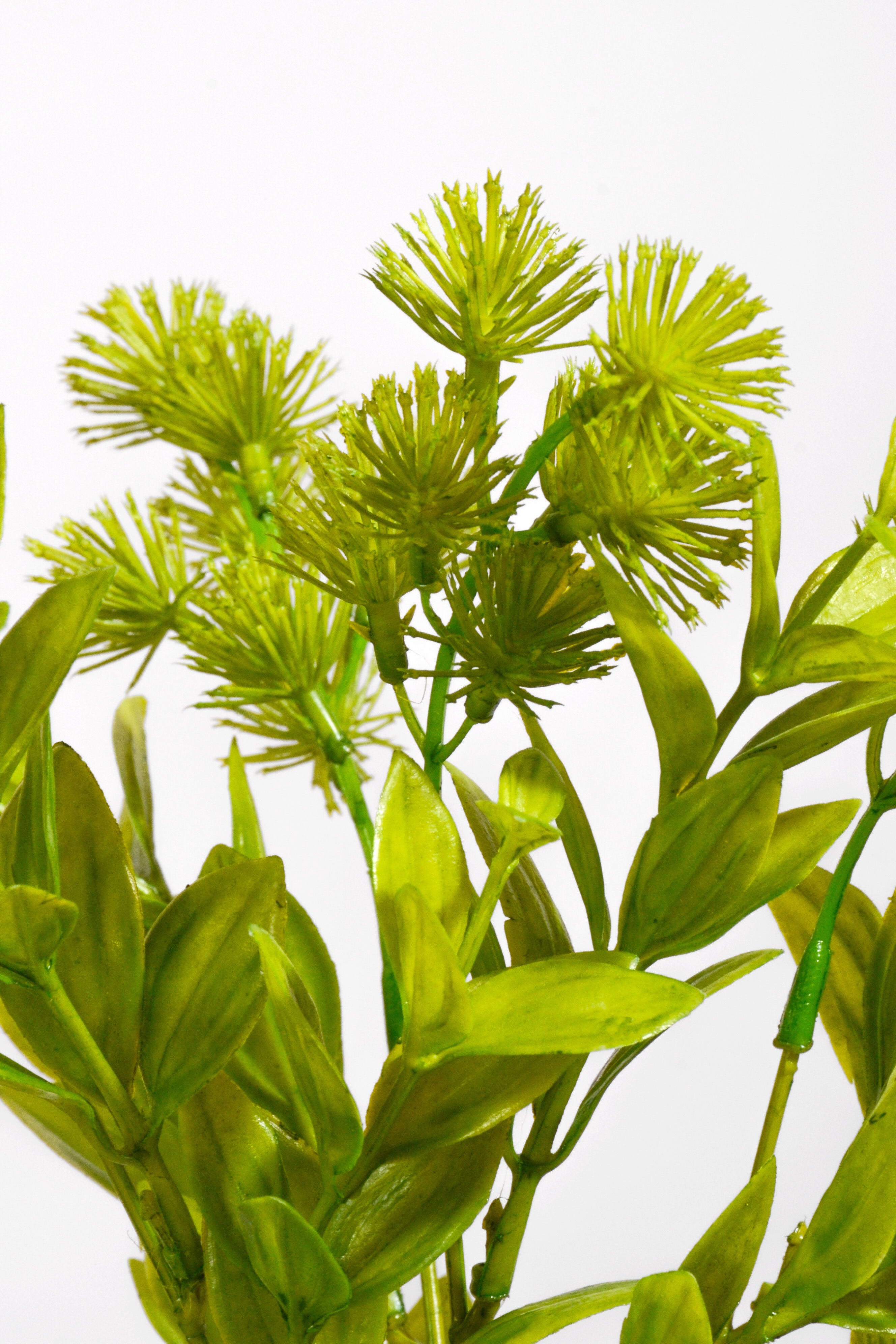 14" Artificial Alliums Bush Green