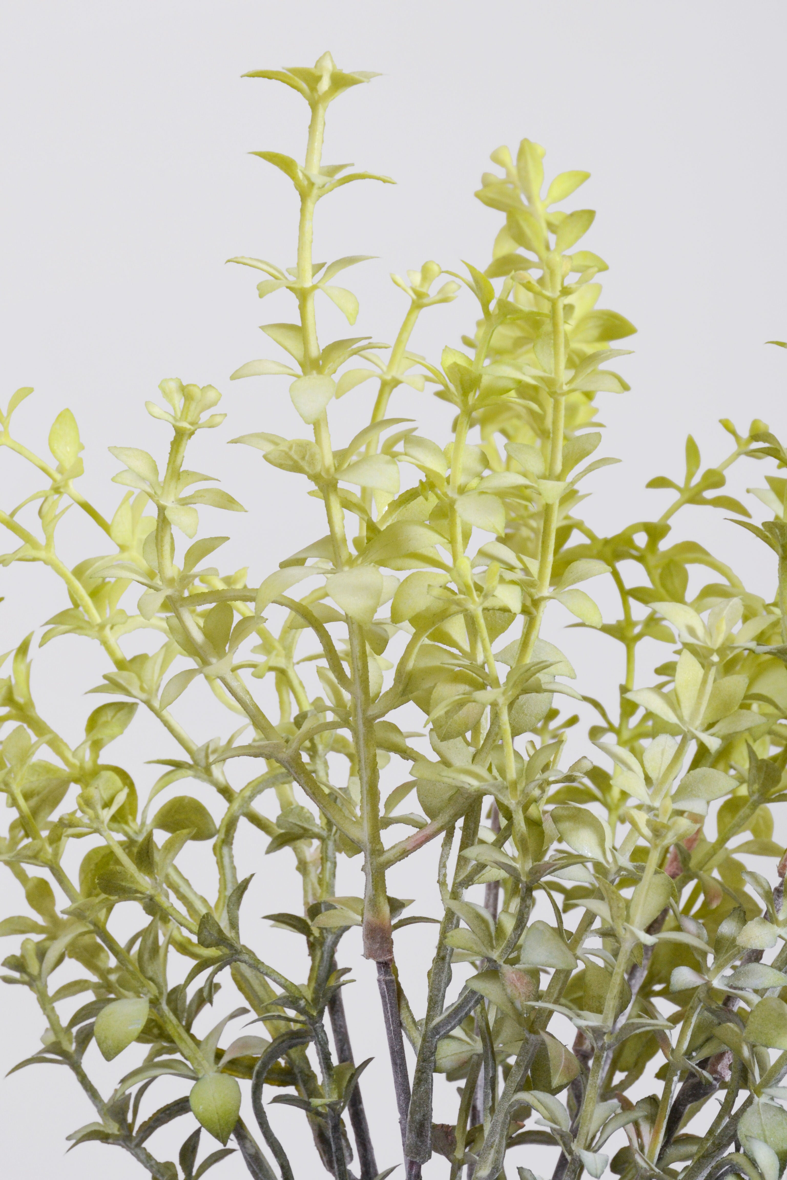 15" Artificial Eucalyptus Bush Green