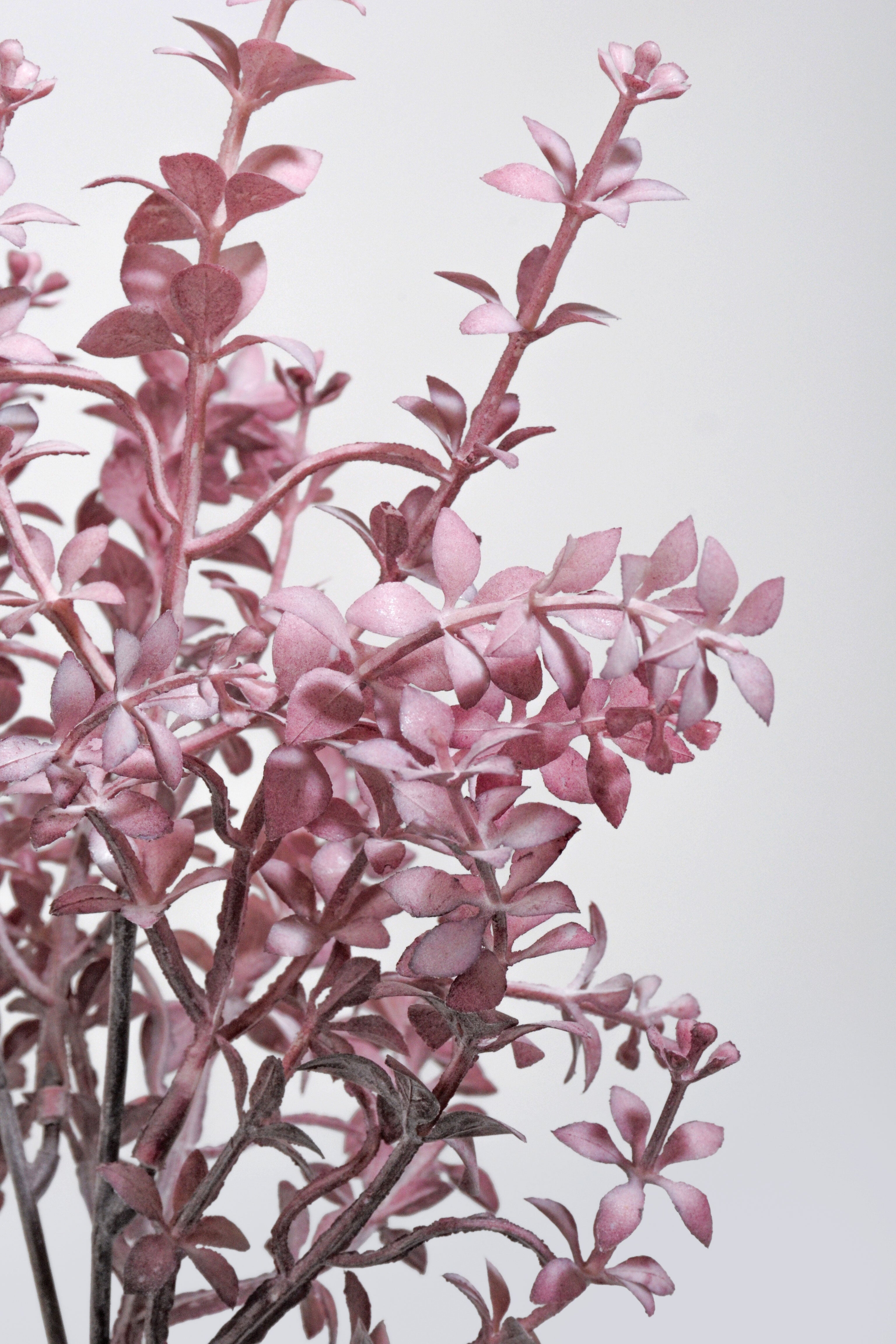 15" Artificial Eucalyptus Bush Mauve