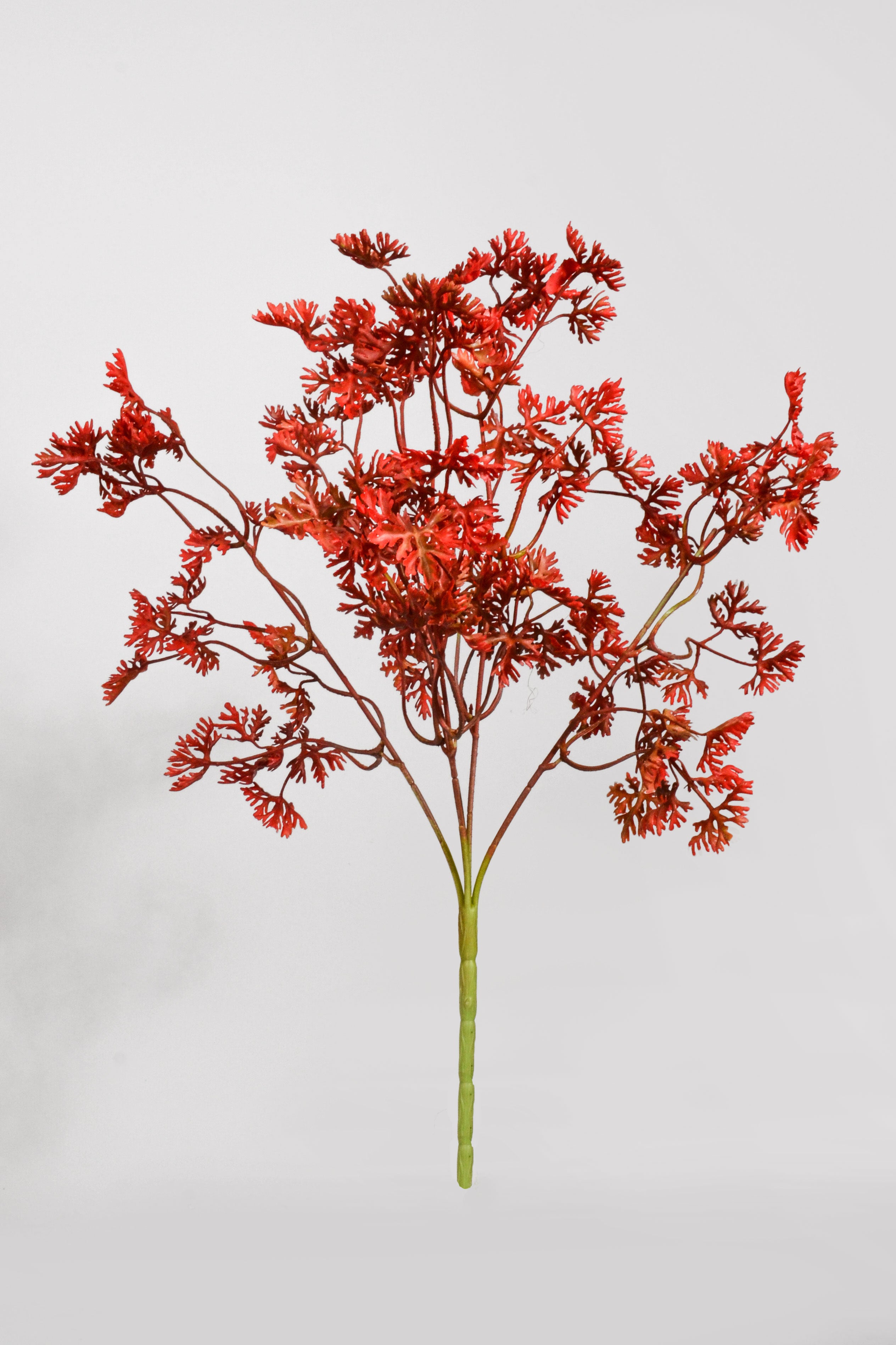 19.5" Artificial French Parsley Bush Red