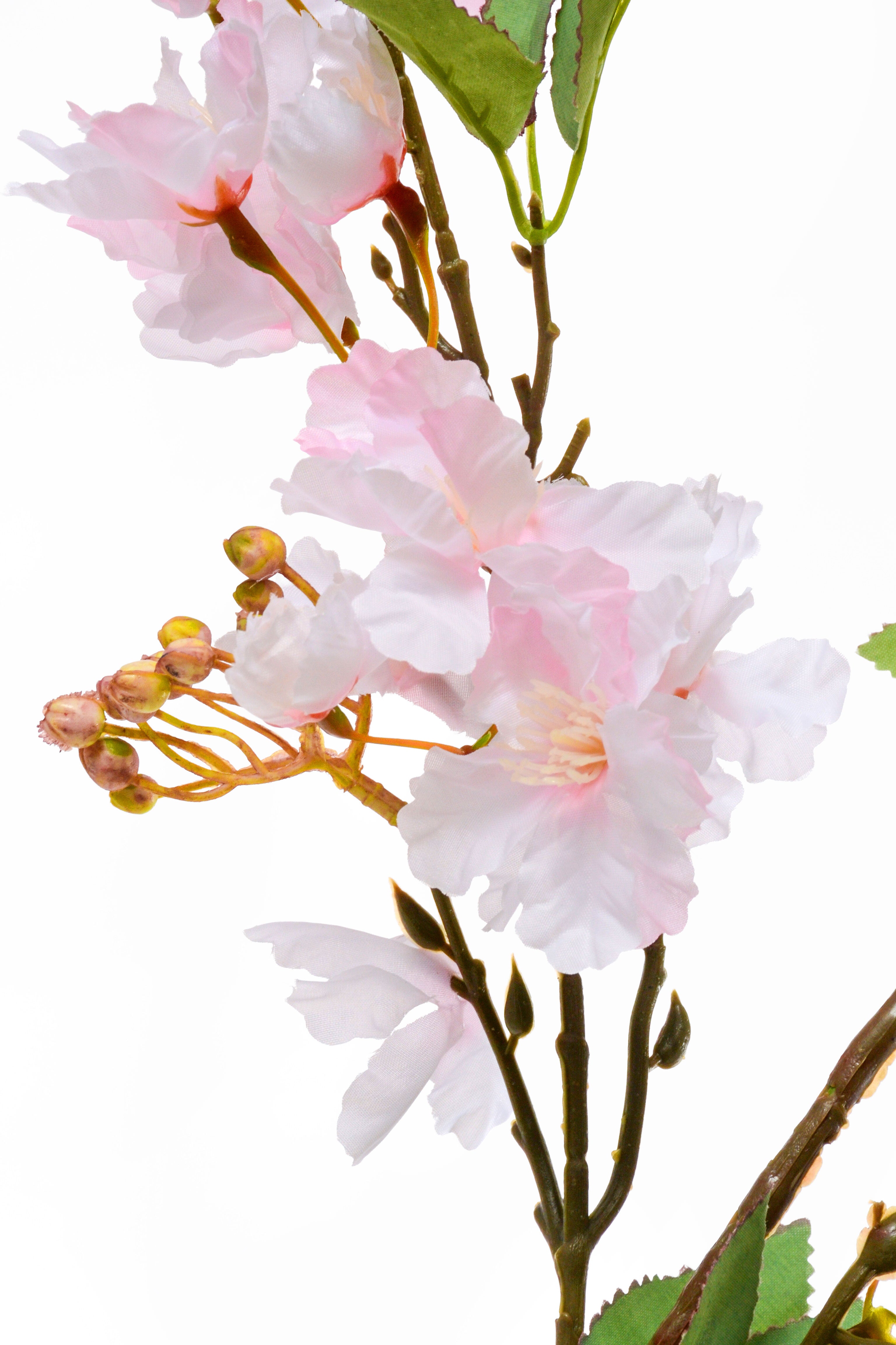 35" Silk Cherry Blossom Spray Light Pink