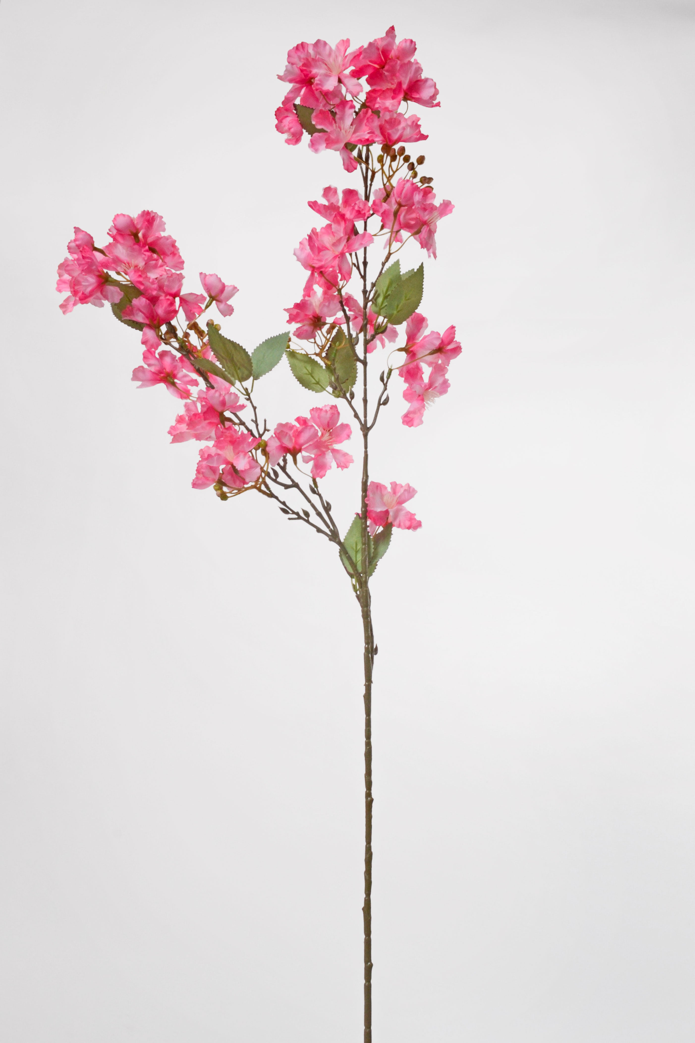 35" Silk Cherry Blossom Spray Fuchsia