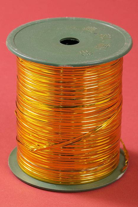 400yds Wired Twist Tie Gold
