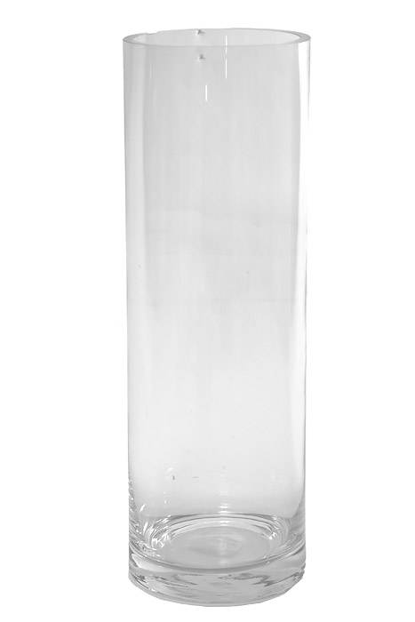 4" X 12" Cylinder Glass Vase Clear