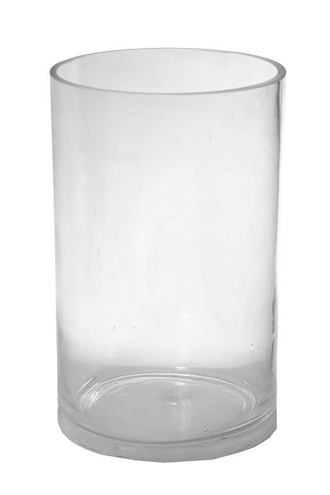 5" X 8" Cylinder Glass Vase Clear
