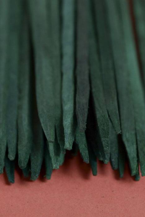 8" Unwired Wood Pick Green Pkg/1000