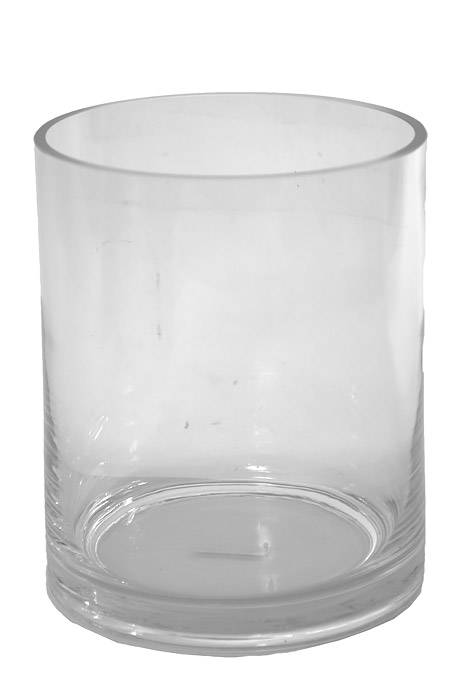 6" X 7" Glass Cylinder Vase Clear