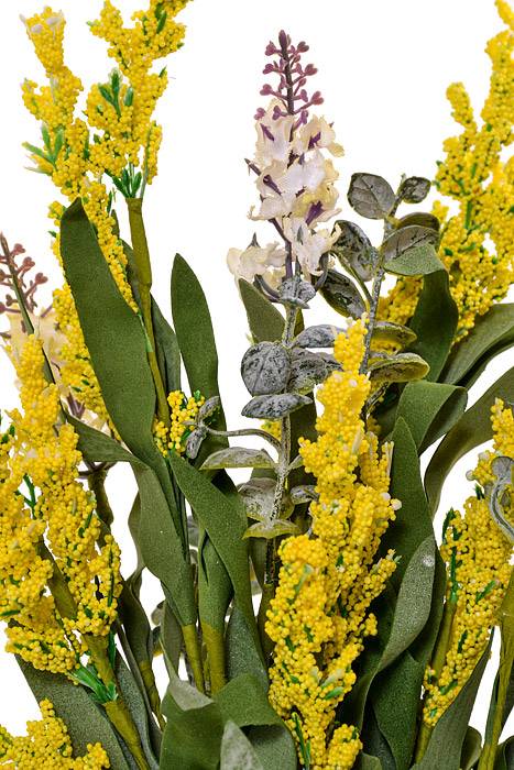 18" Mixed Heather Bush Yellow