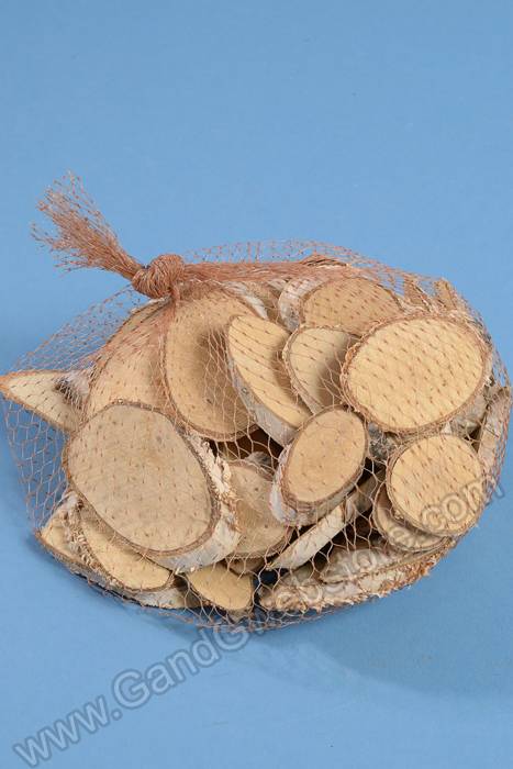 1/2lb Bag Of Oval Birch Wood Chips Natural/brown