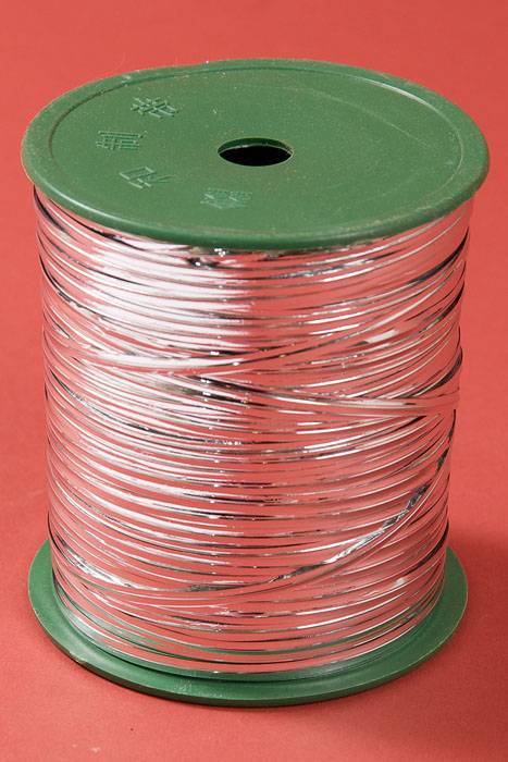 400yds Wired Twist Tie Silver