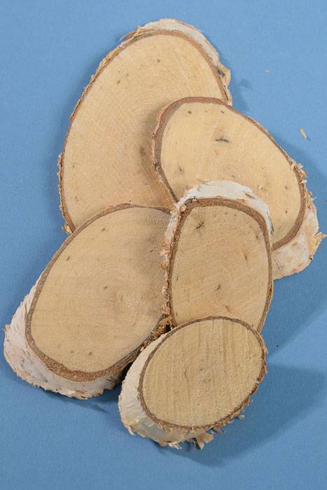 1/2lb Bag Of Oval Birch Wood Chips Natural/brown