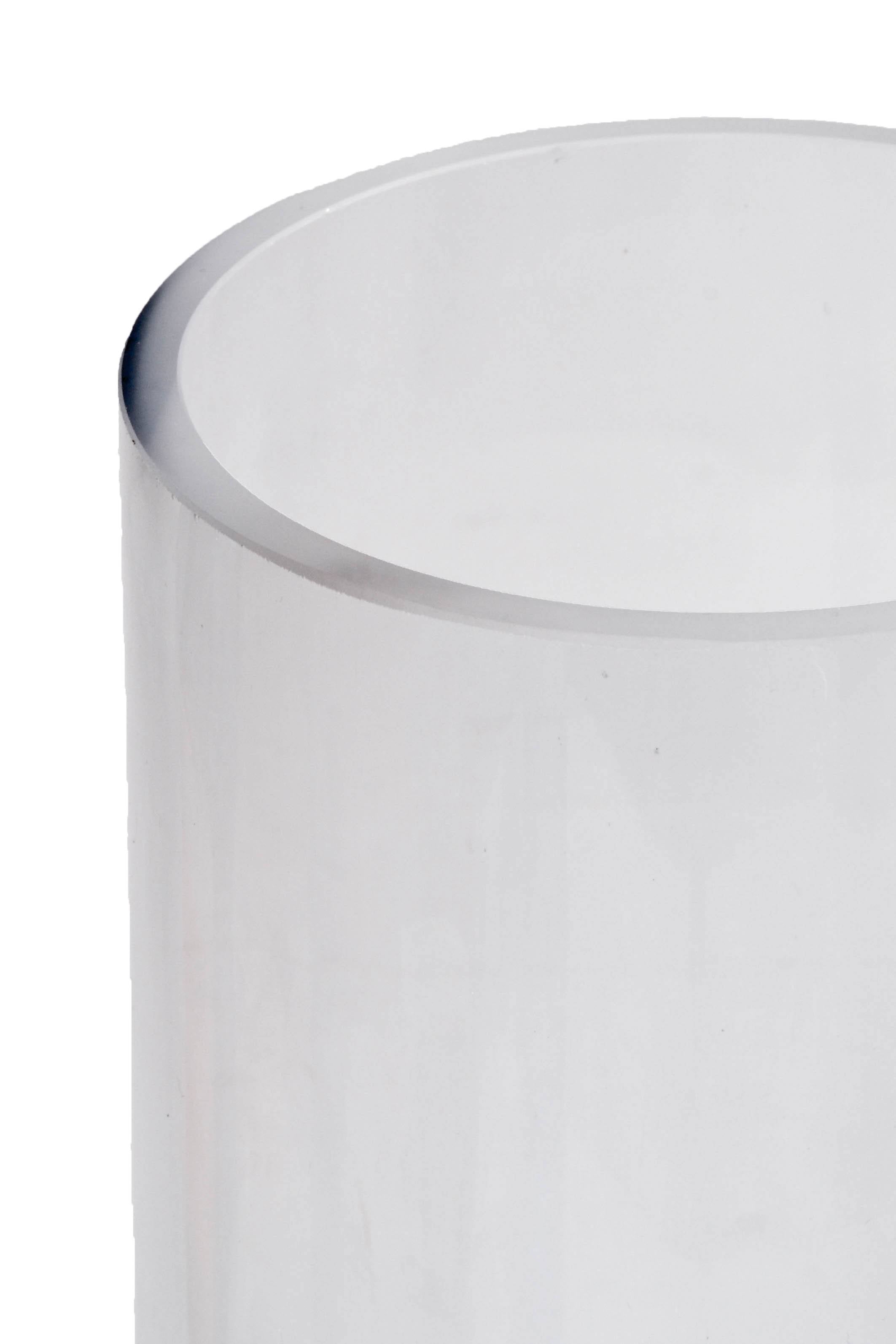 5" X 14" Cylinder Glass Vase Clear