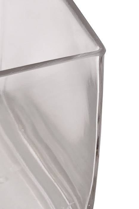 6" X 6" X 6" Cube Glass Vase Clear