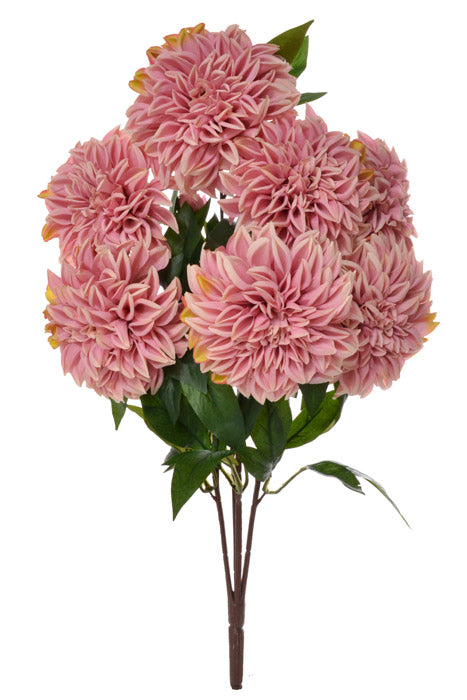 23" Silk Dahlia Bush (Mauve)