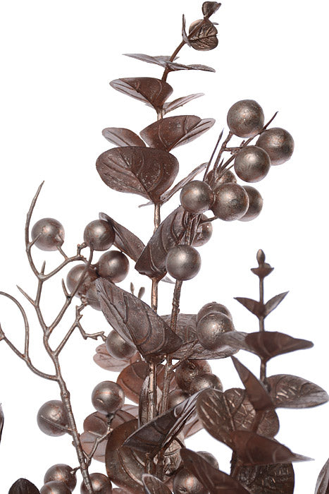 20" Eucalyptus Leave Rose Gold