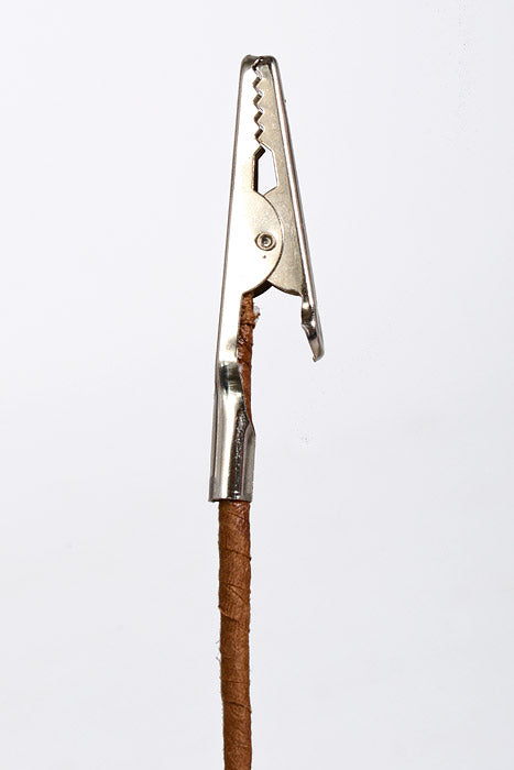 7" Glitter Poinsettia with Clip Gold