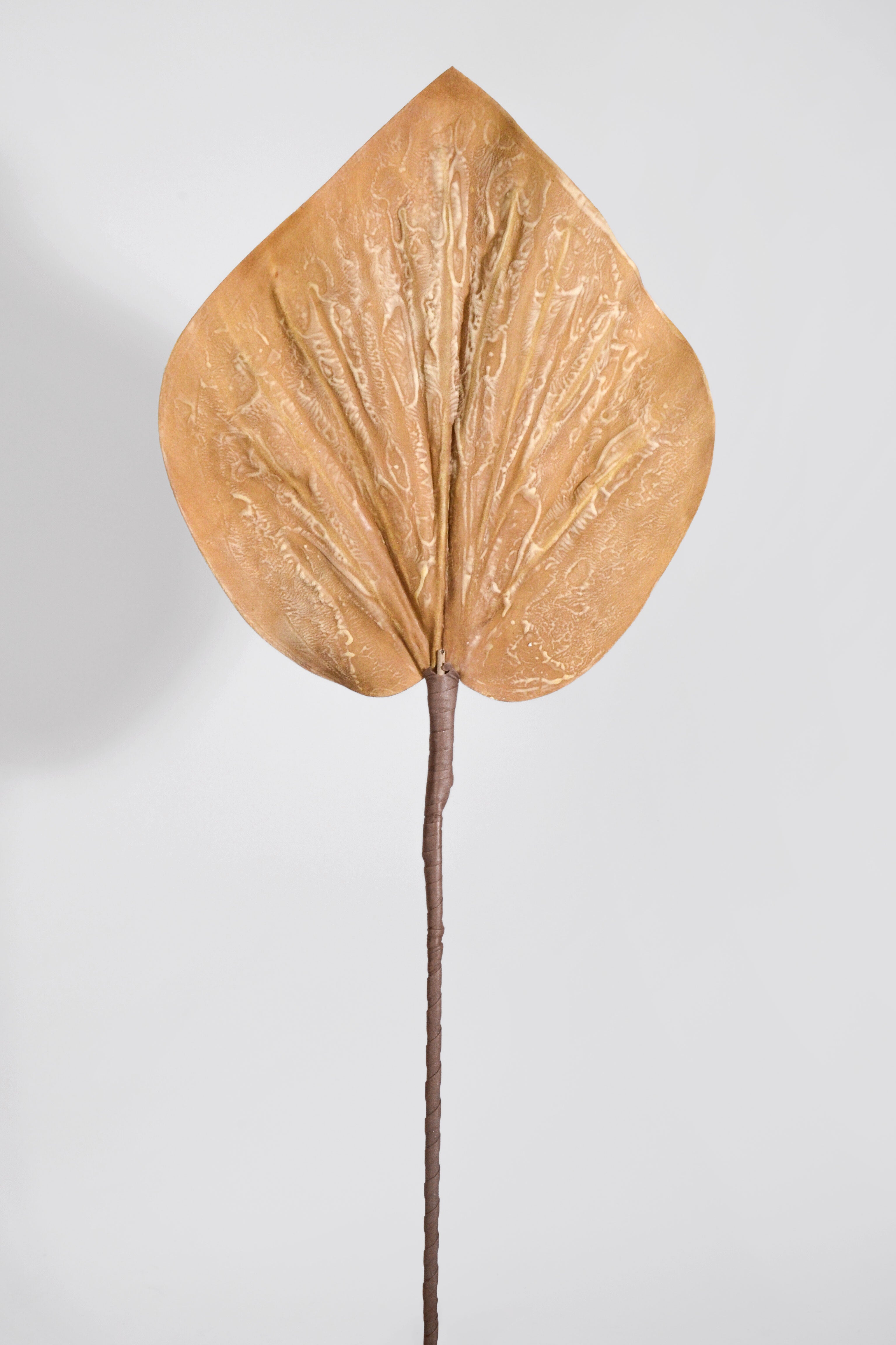 33" Fan Palm Spray Brown