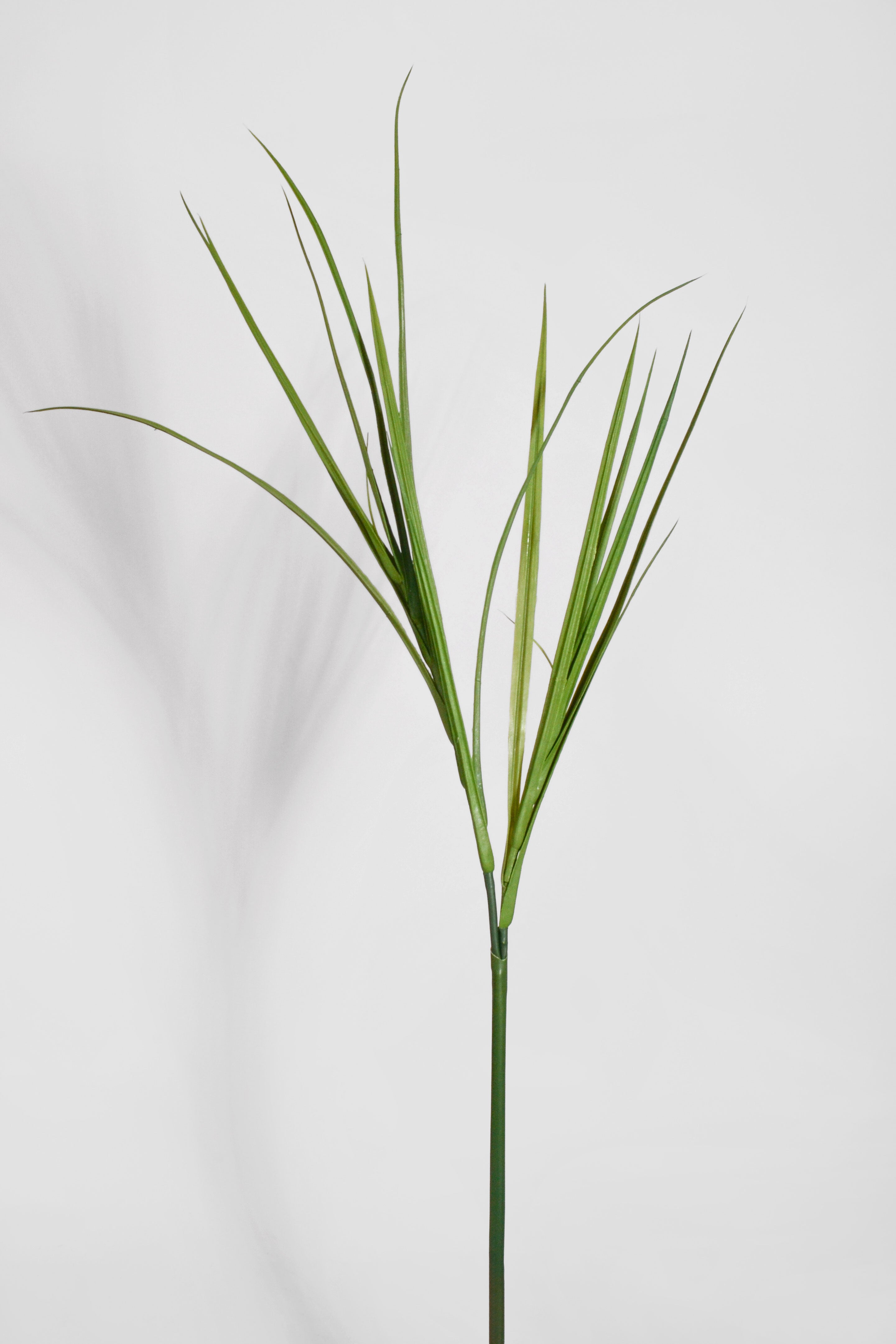 37" Artificial Grass Bush Green