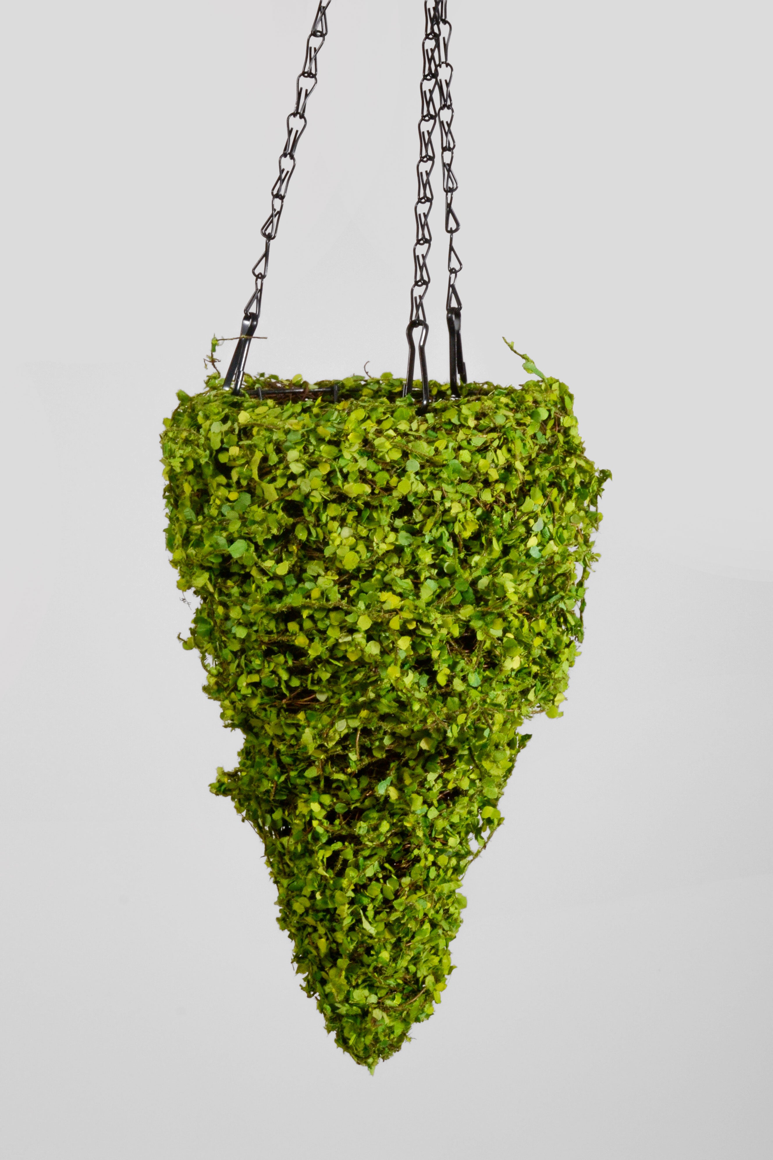 13" Cone Tree Moss Green