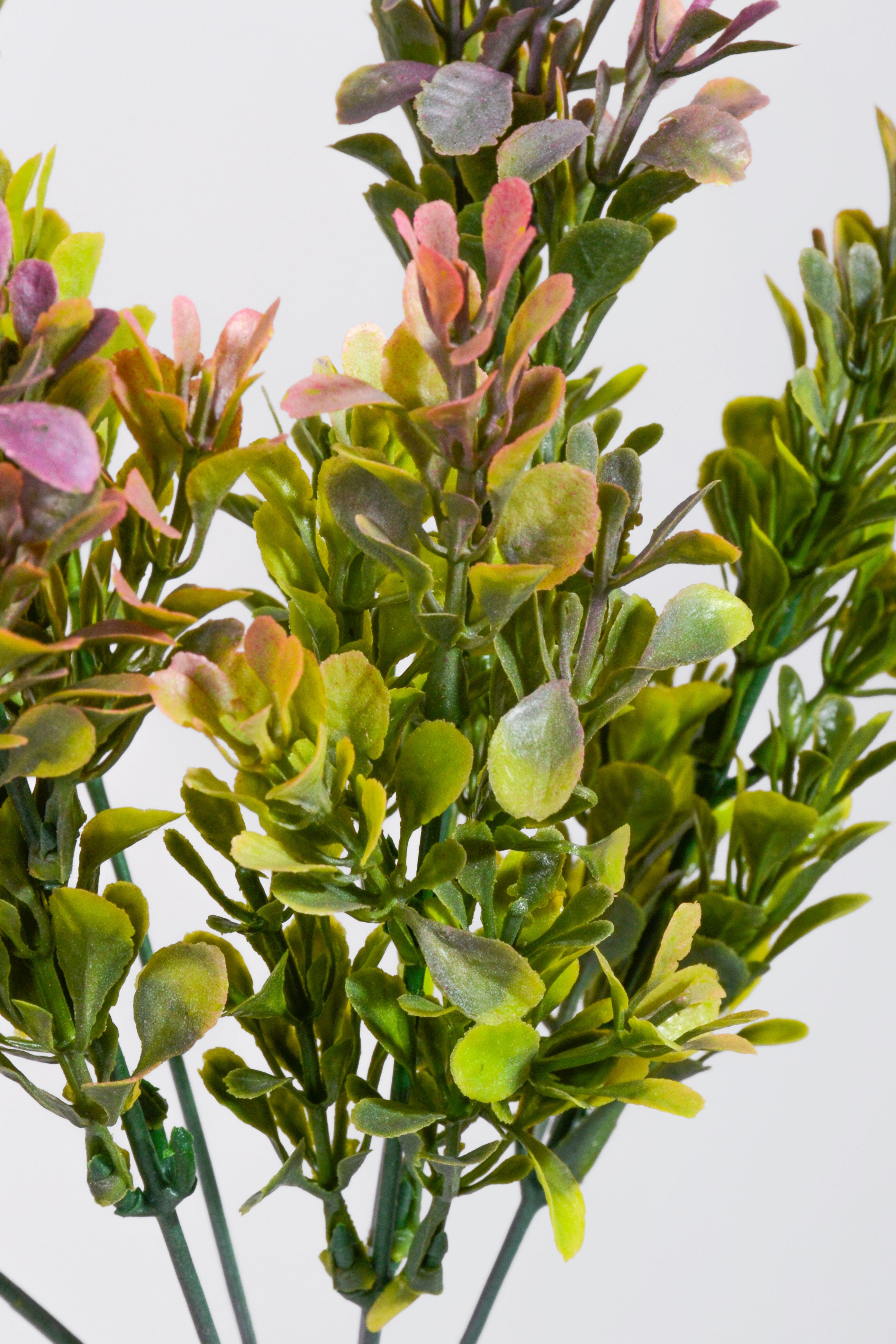 12.5" Artificial Eucalyptus Bush Pink