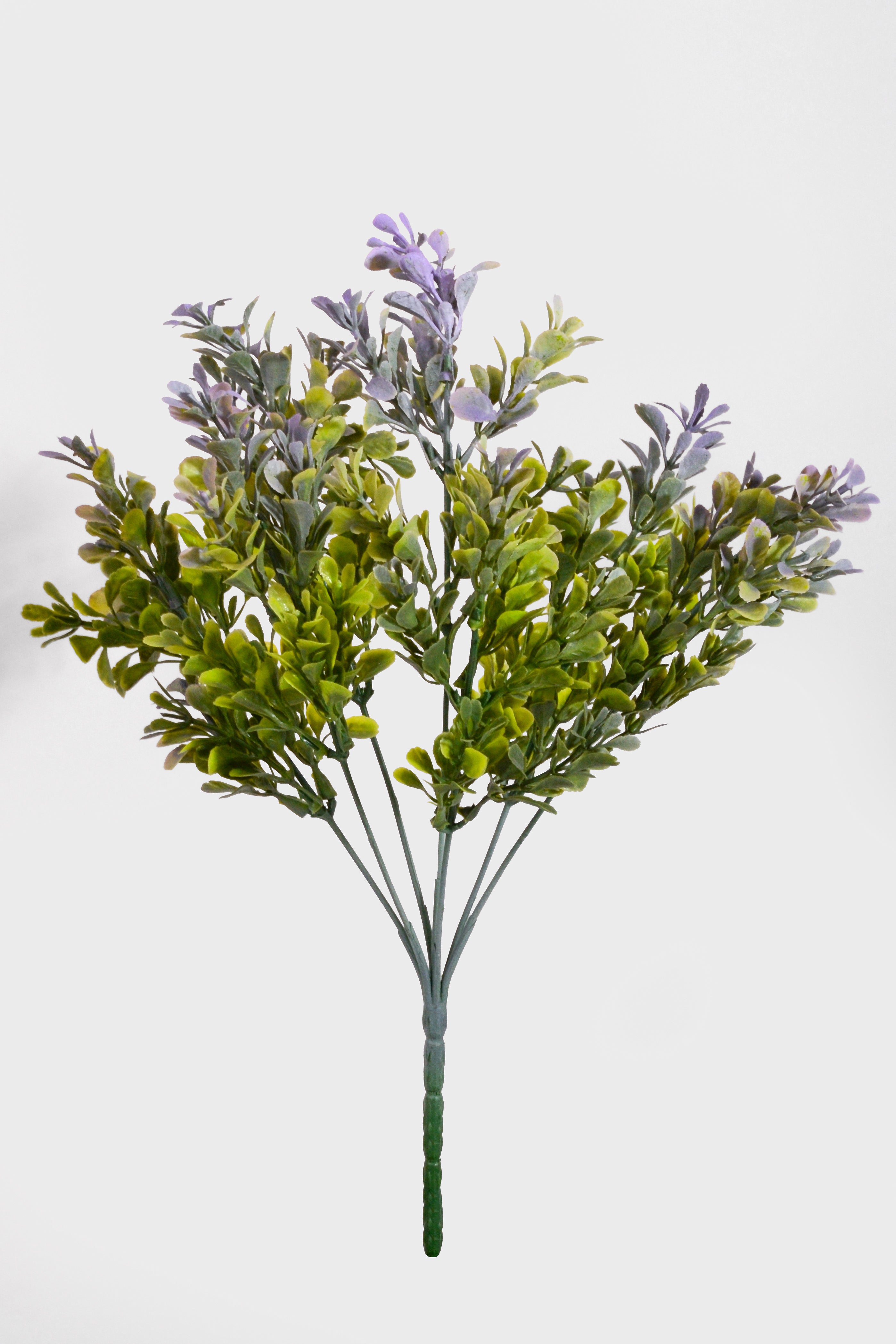 12.5" Artificial Eucalyptus Bush Lavender