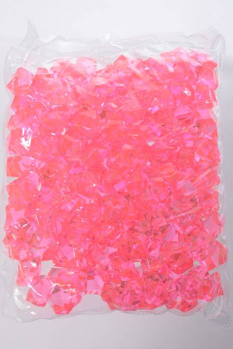 Large Acrylic Cube Hot Pink Pkg/1lb
