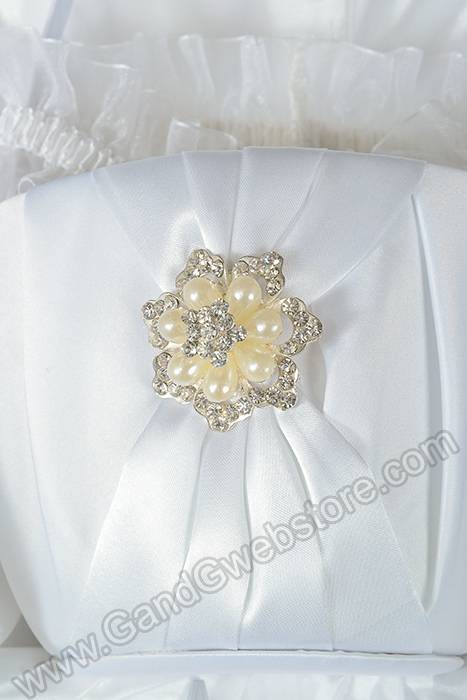 Wedding Accessory Pearl/rhinestone Set White