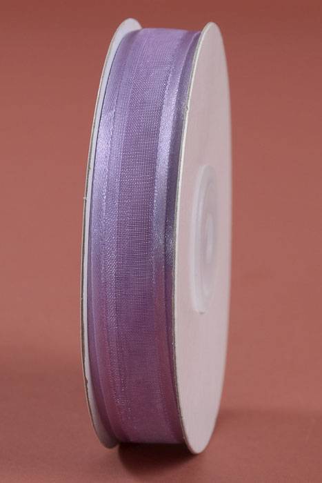 Organza W/satin Edge Ribbon Lavender
