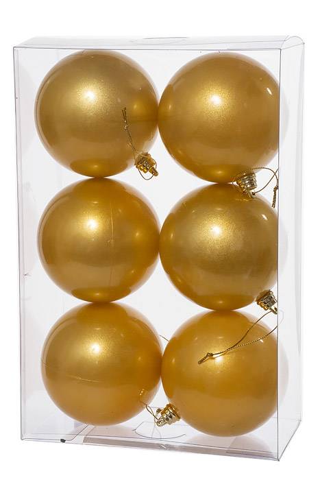 100mm Ball Gold Bx/6