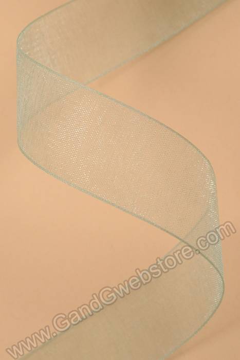 Organdy Ribbon Soft Mint Green