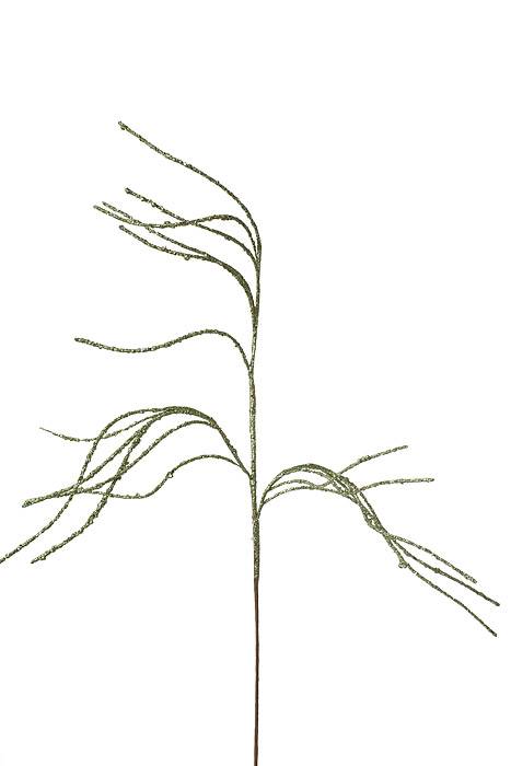 36" Twig Glitter Spray Mint