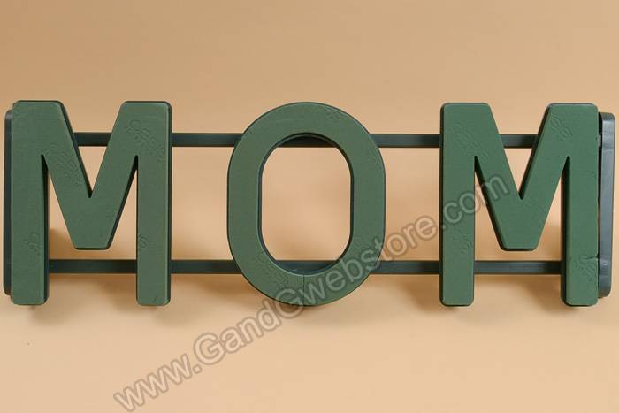11" X 31" Oasis Floral Frame Mom Green