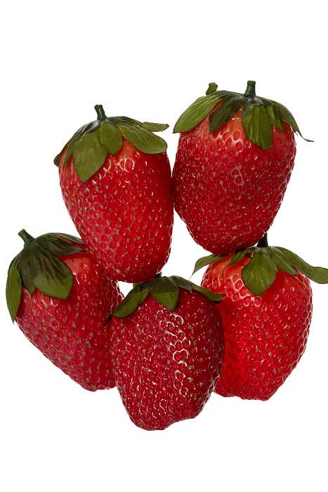 3.5" Soft Strawberry Red Pkg/5